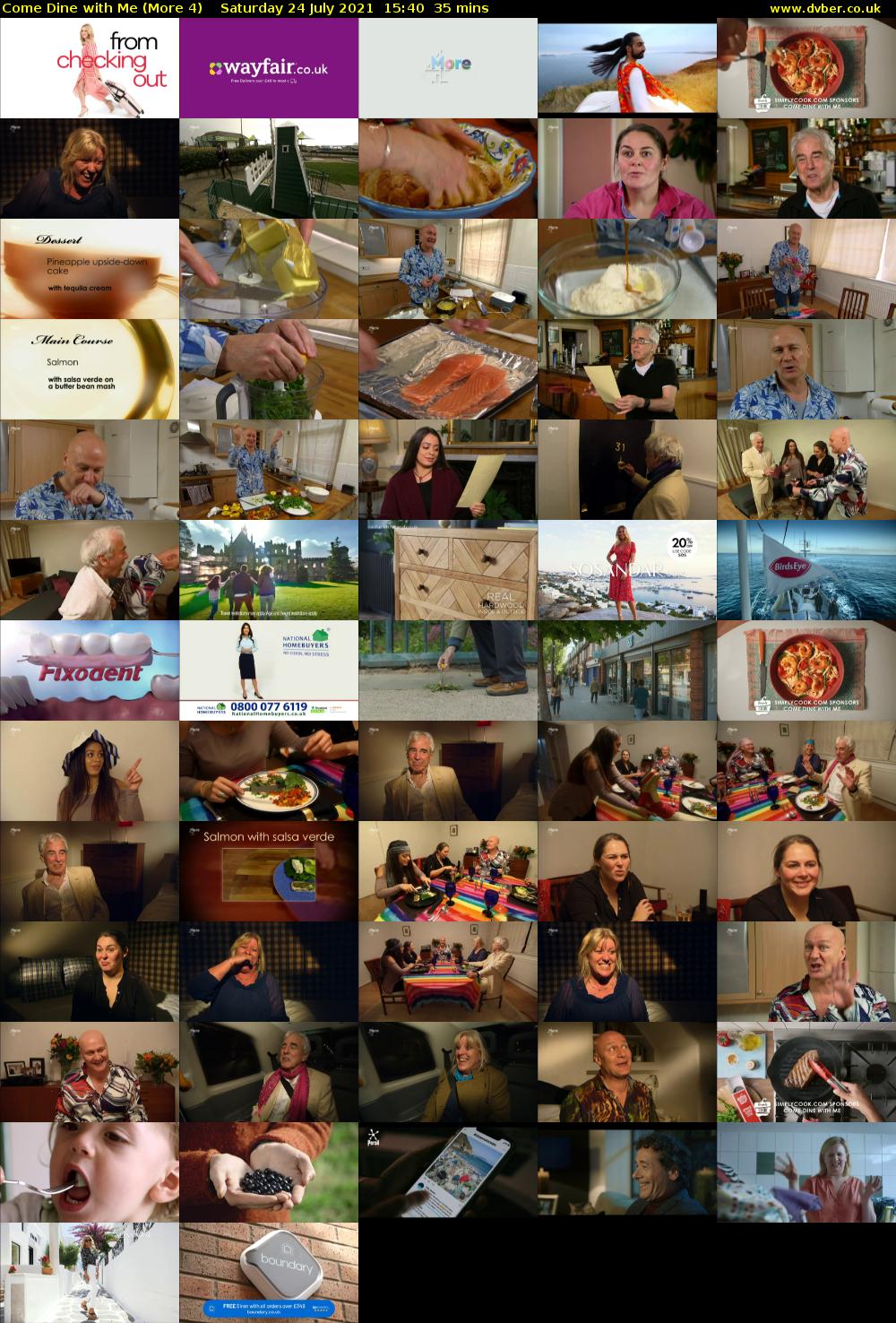 Come Dine with Me (More 4) Saturday 24 July 2021 15:40 - 16:15