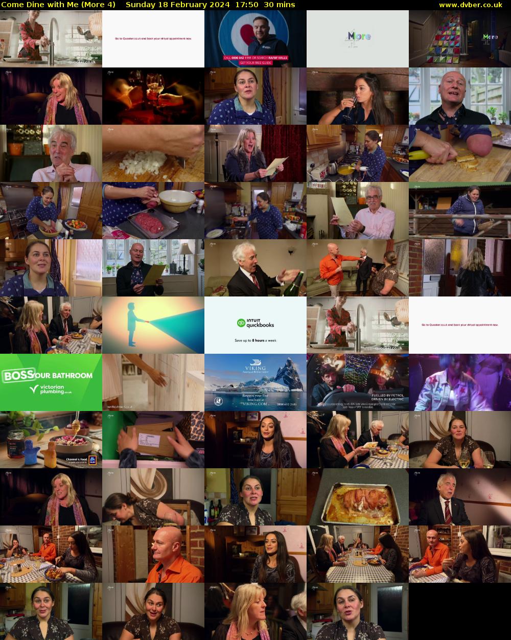 Come Dine with Me (More 4) Sunday 18 February 2024 17:50 - 18:20