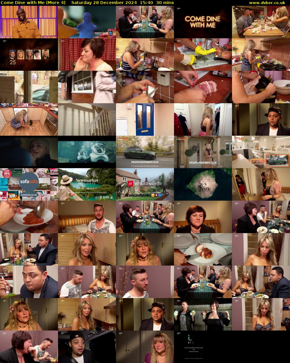 Come Dine with Me (More 4) Saturday 28 December 2024 15:40 - 16:10