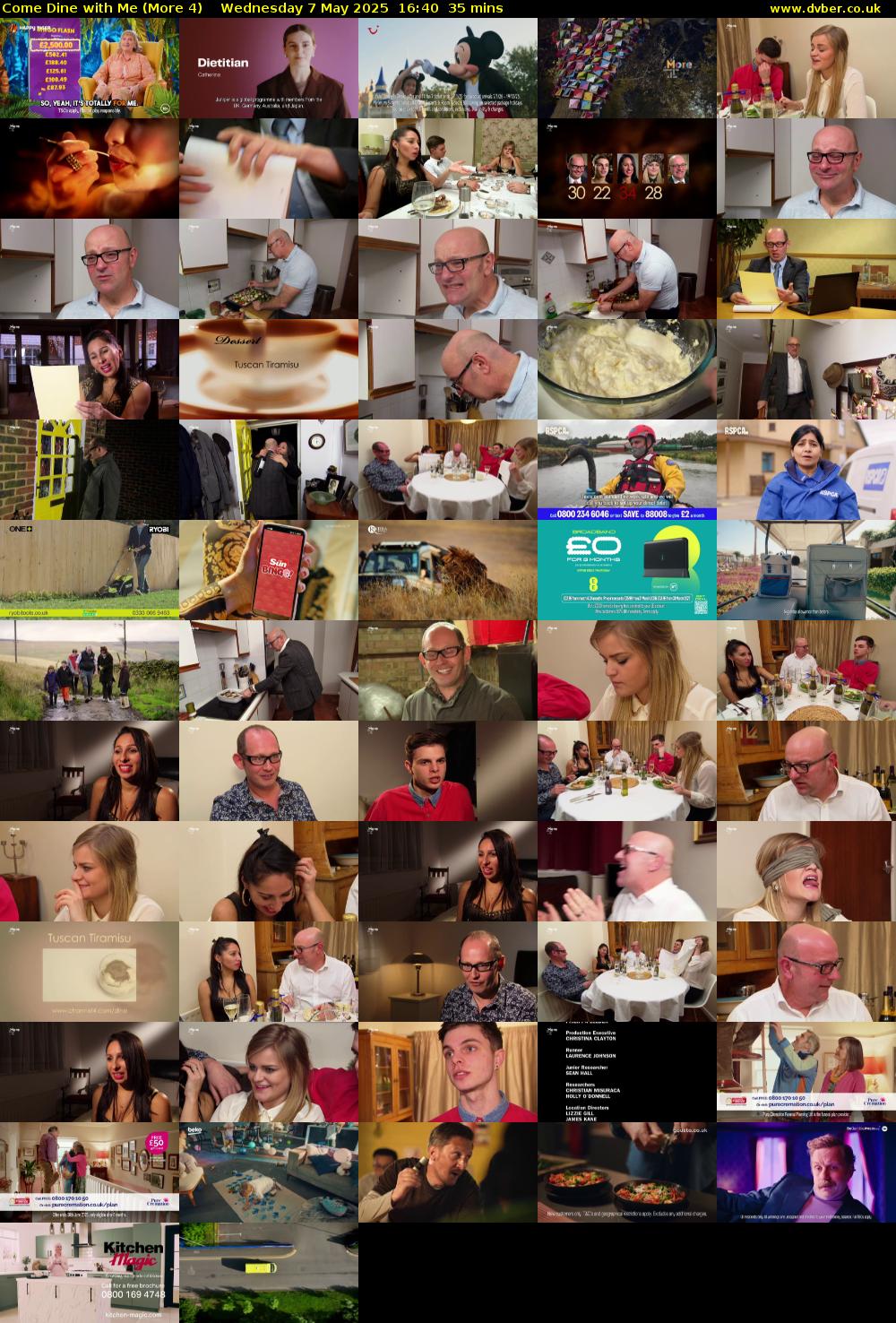 Come Dine with Me (More 4) Wednesday 7 May 2025 16:40 - 17:15