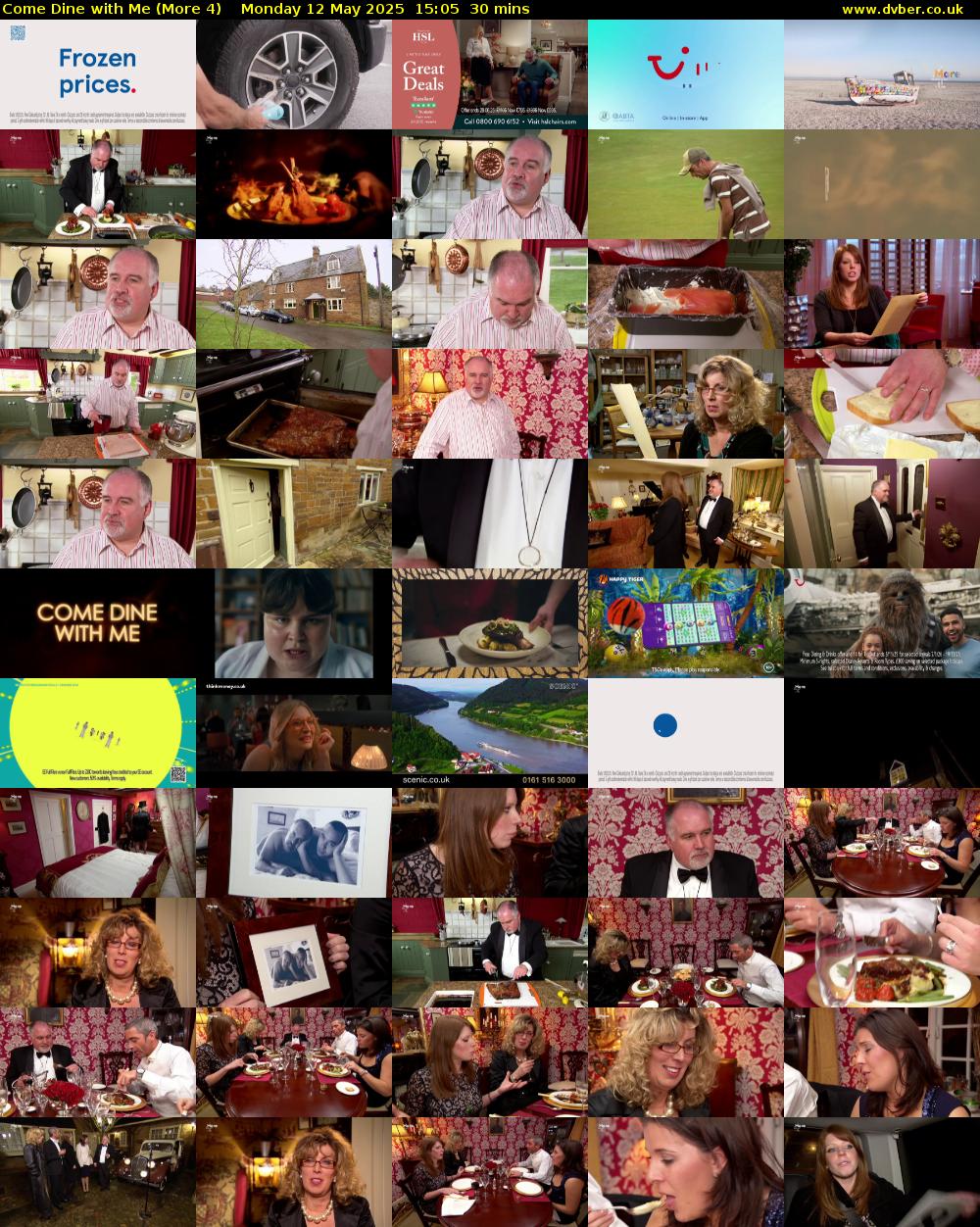 Come Dine with Me (More 4) Monday 12 May 2025 15:05 - 15:35