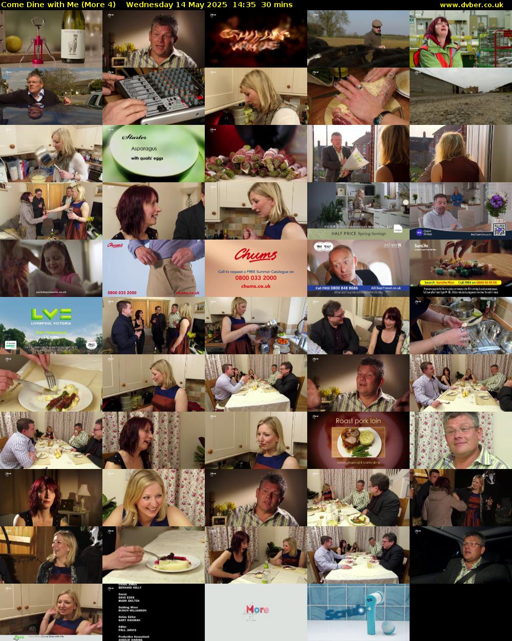 Come Dine with Me (More 4) Wednesday 14 May 2025 14:35 - 15:05
