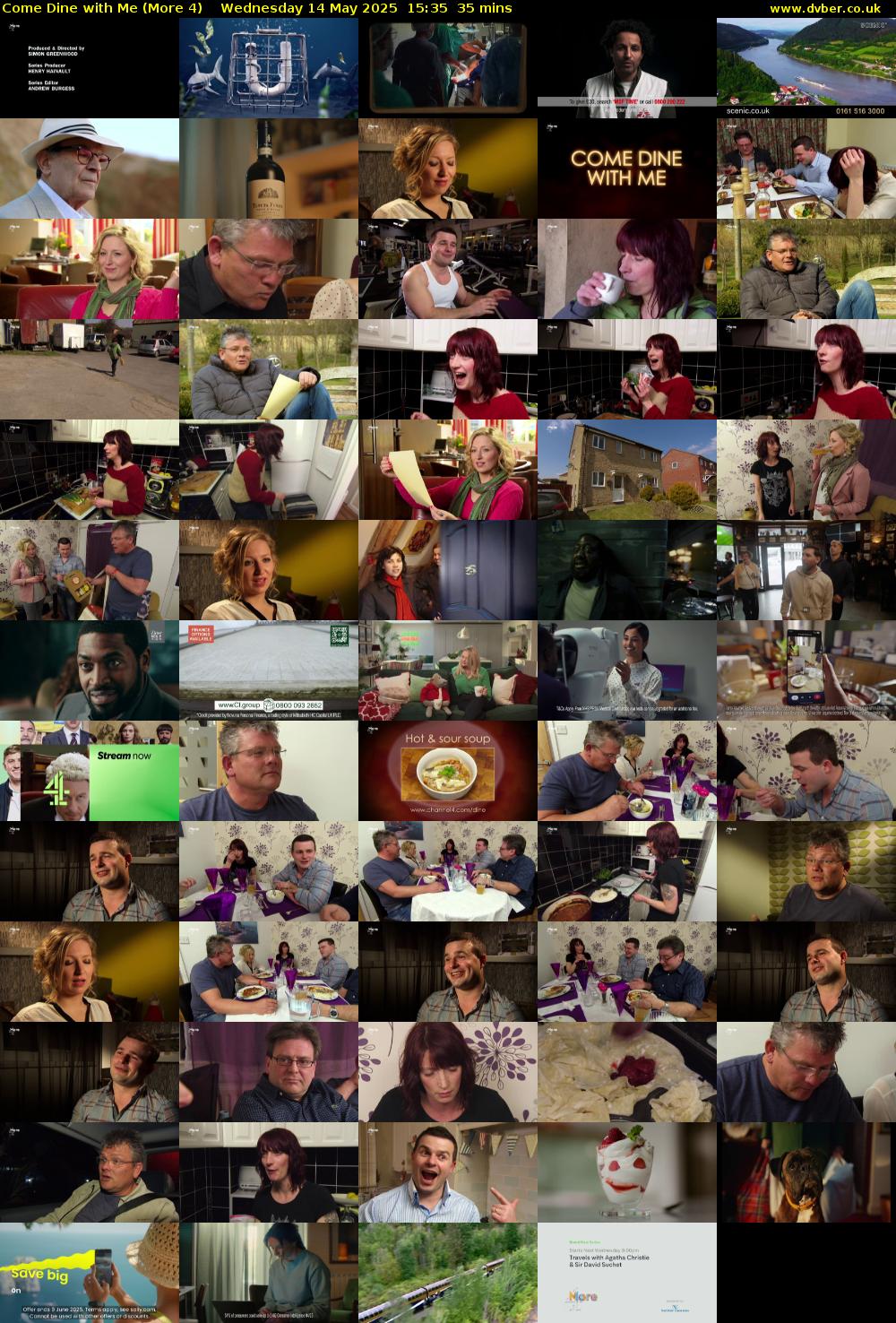 Come Dine with Me (More 4) Wednesday 14 May 2025 15:35 - 16:10