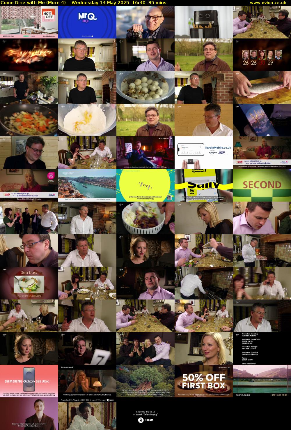 Come Dine with Me (More 4) Wednesday 14 May 2025 16:40 - 17:15