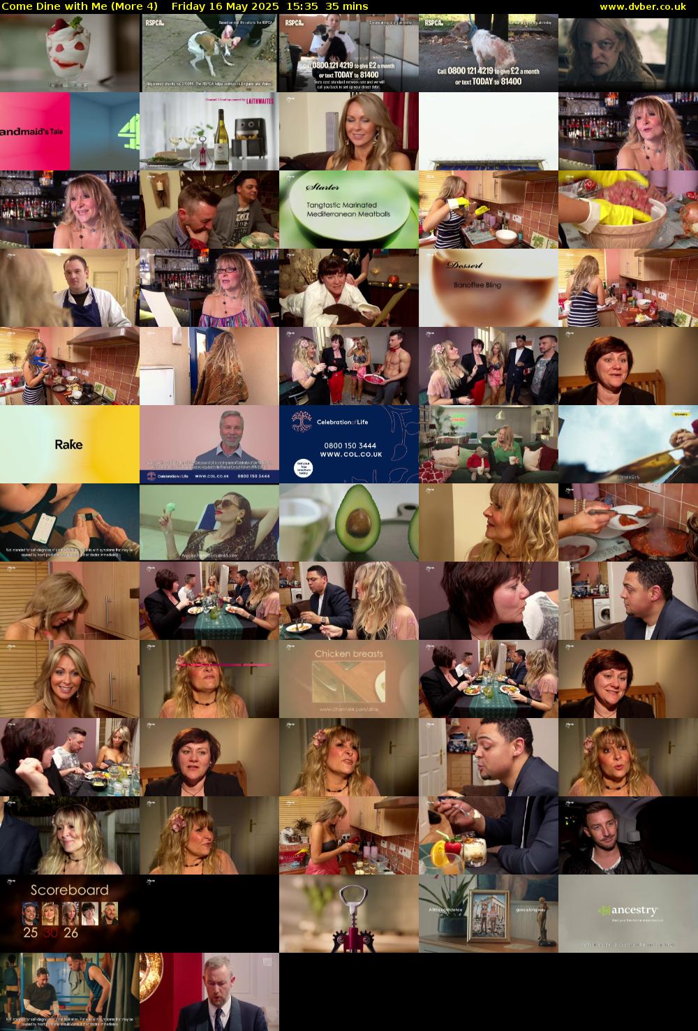 Come Dine with Me (More 4) Friday 16 May 2025 15:35 - 16:10