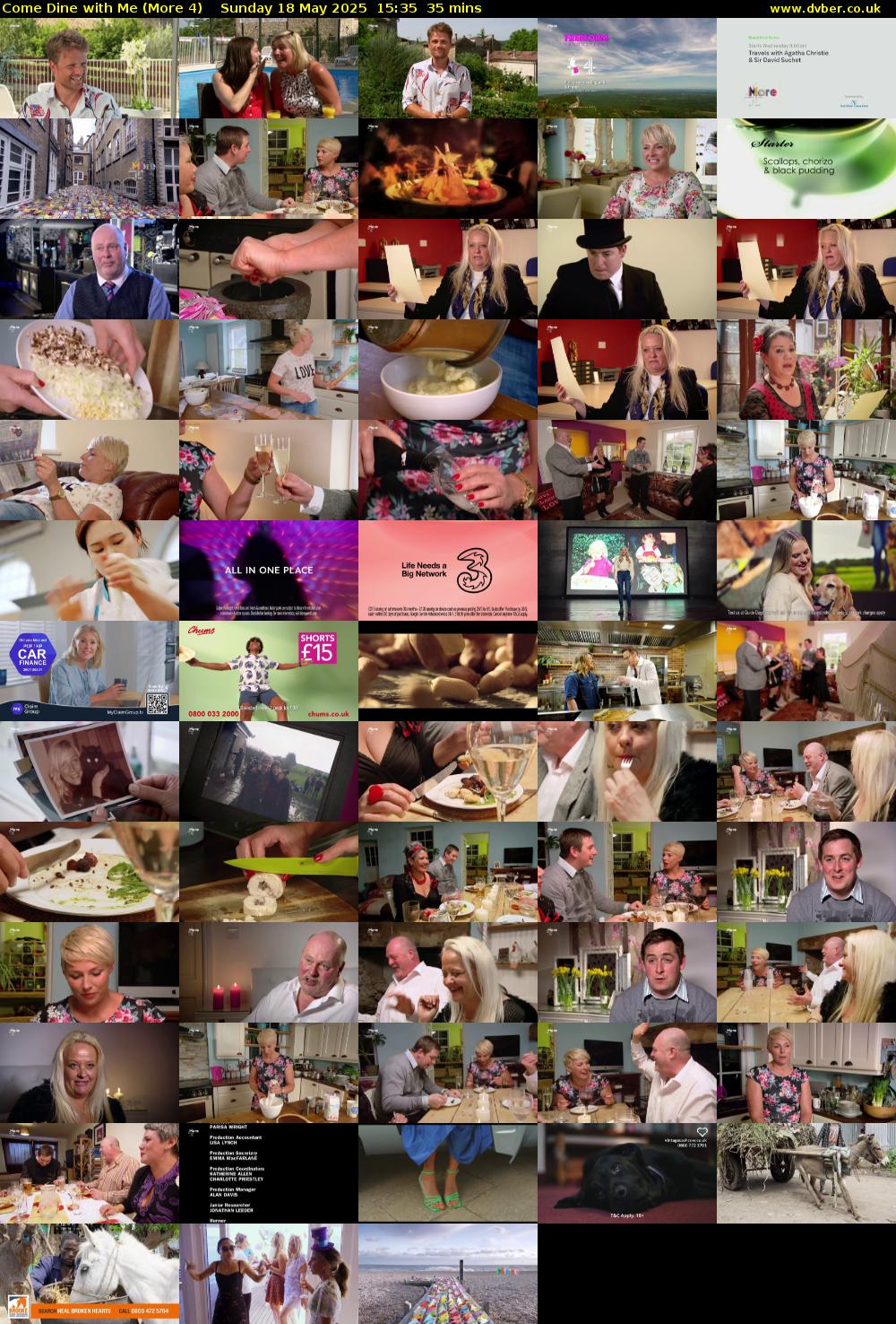 Come Dine with Me (More 4) Sunday 18 May 2025 15:35 - 16:10