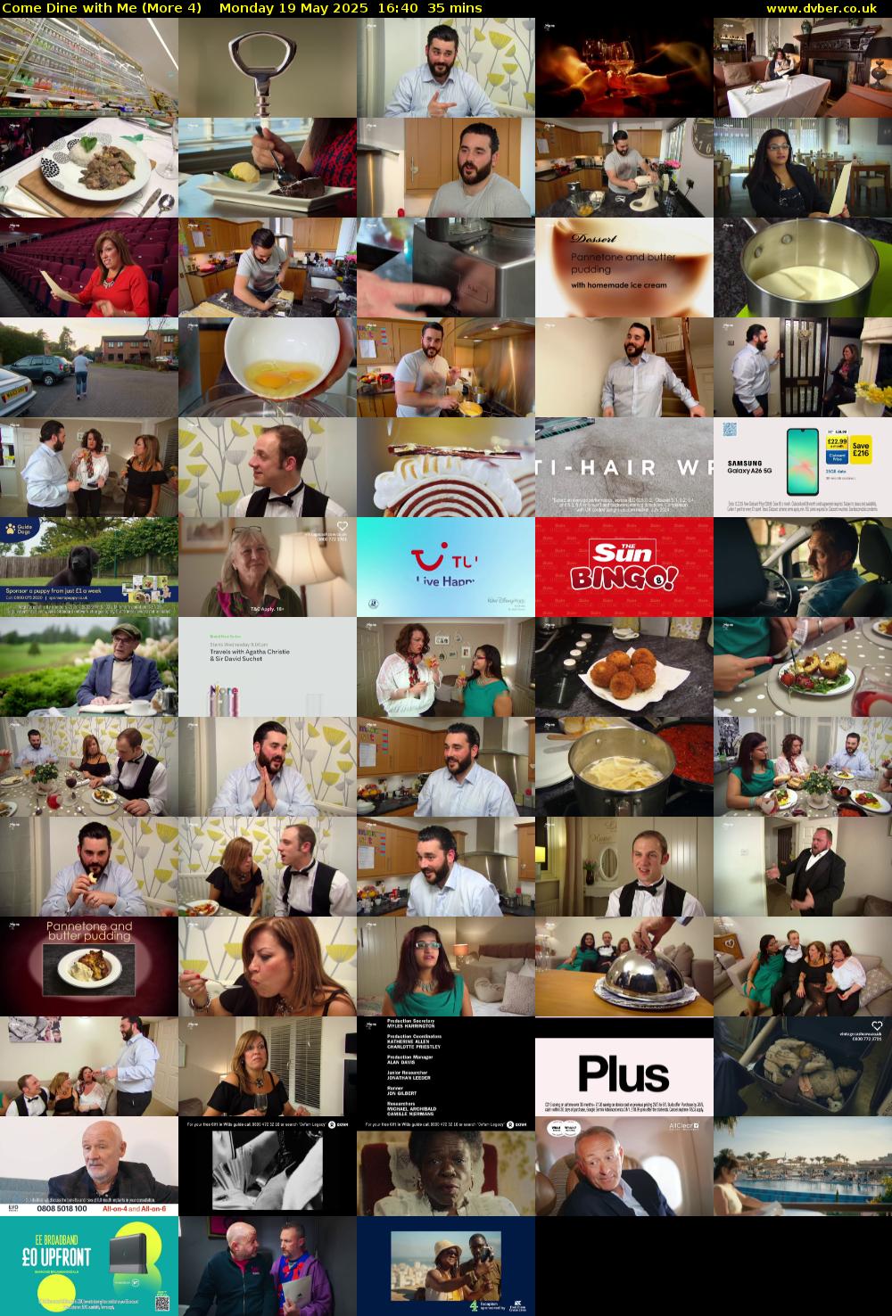 Come Dine with Me (More 4) Monday 19 May 2025 16:40 - 17:15