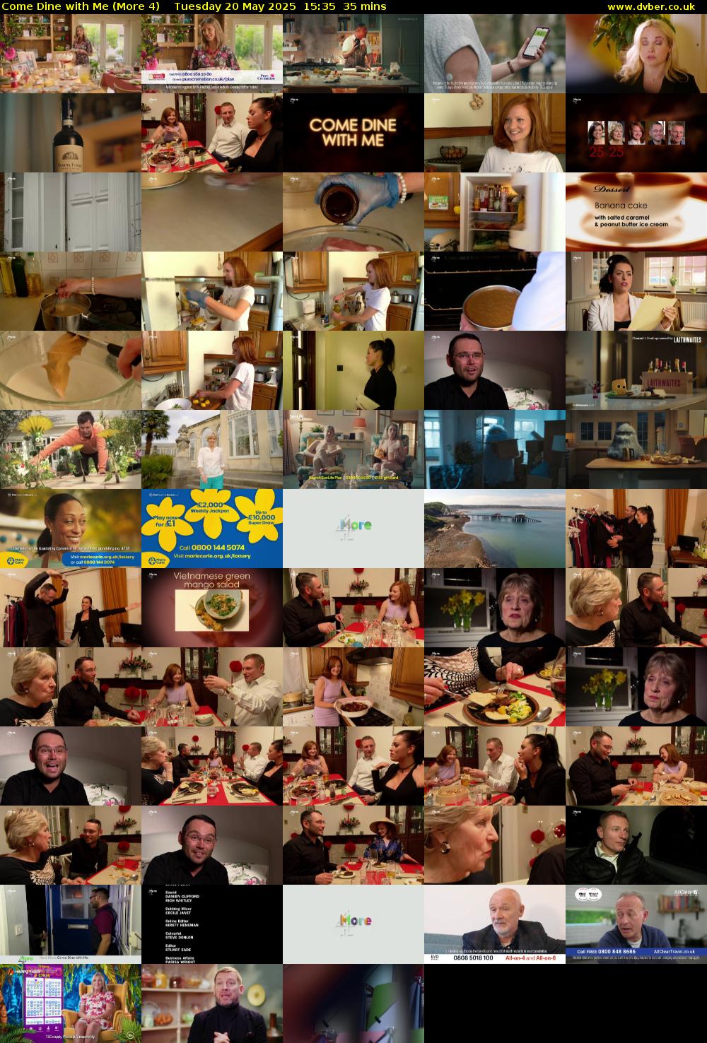 Come Dine with Me (More 4) Tuesday 20 May 2025 15:35 - 16:10
