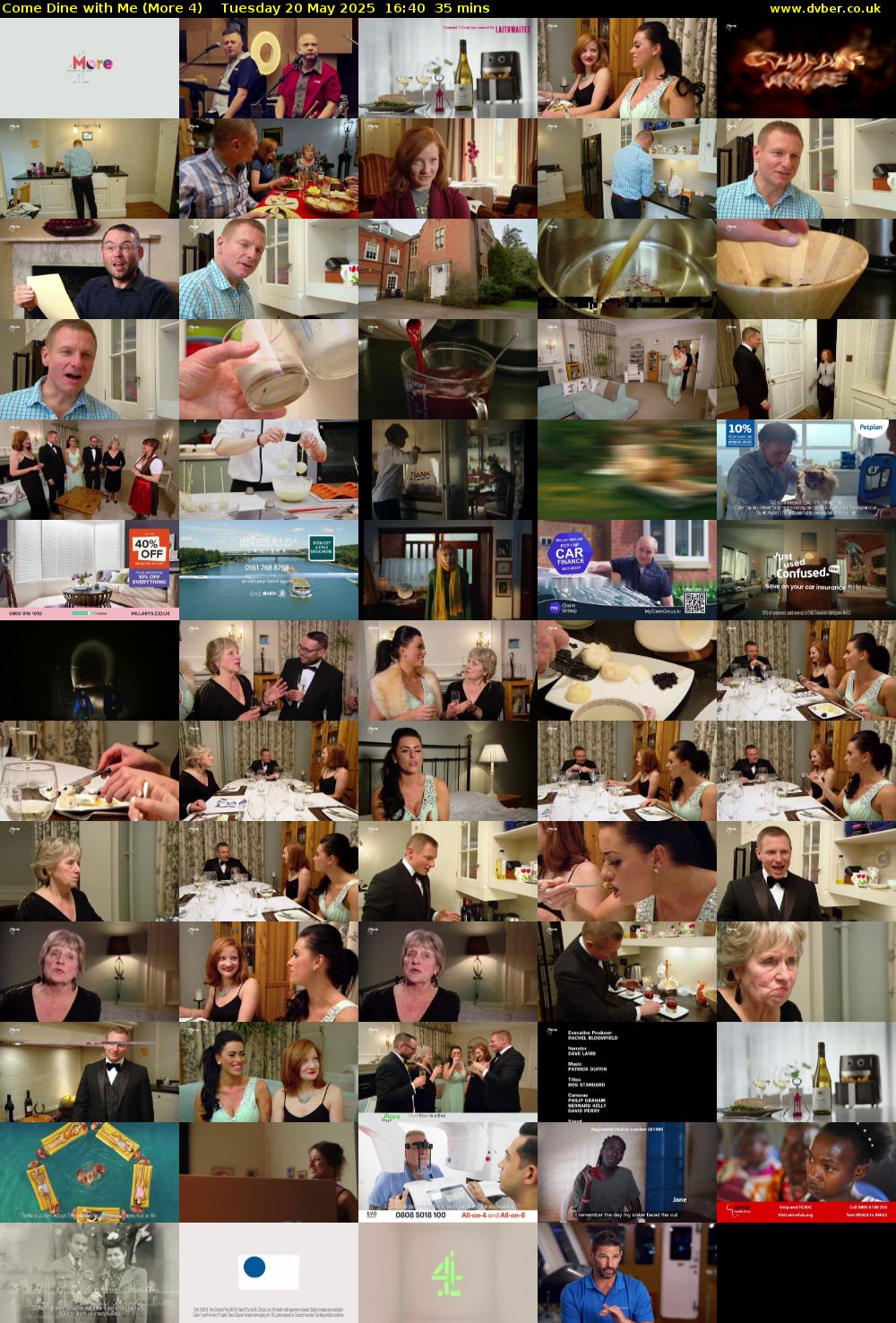 Come Dine with Me (More 4) Tuesday 20 May 2025 16:40 - 17:15