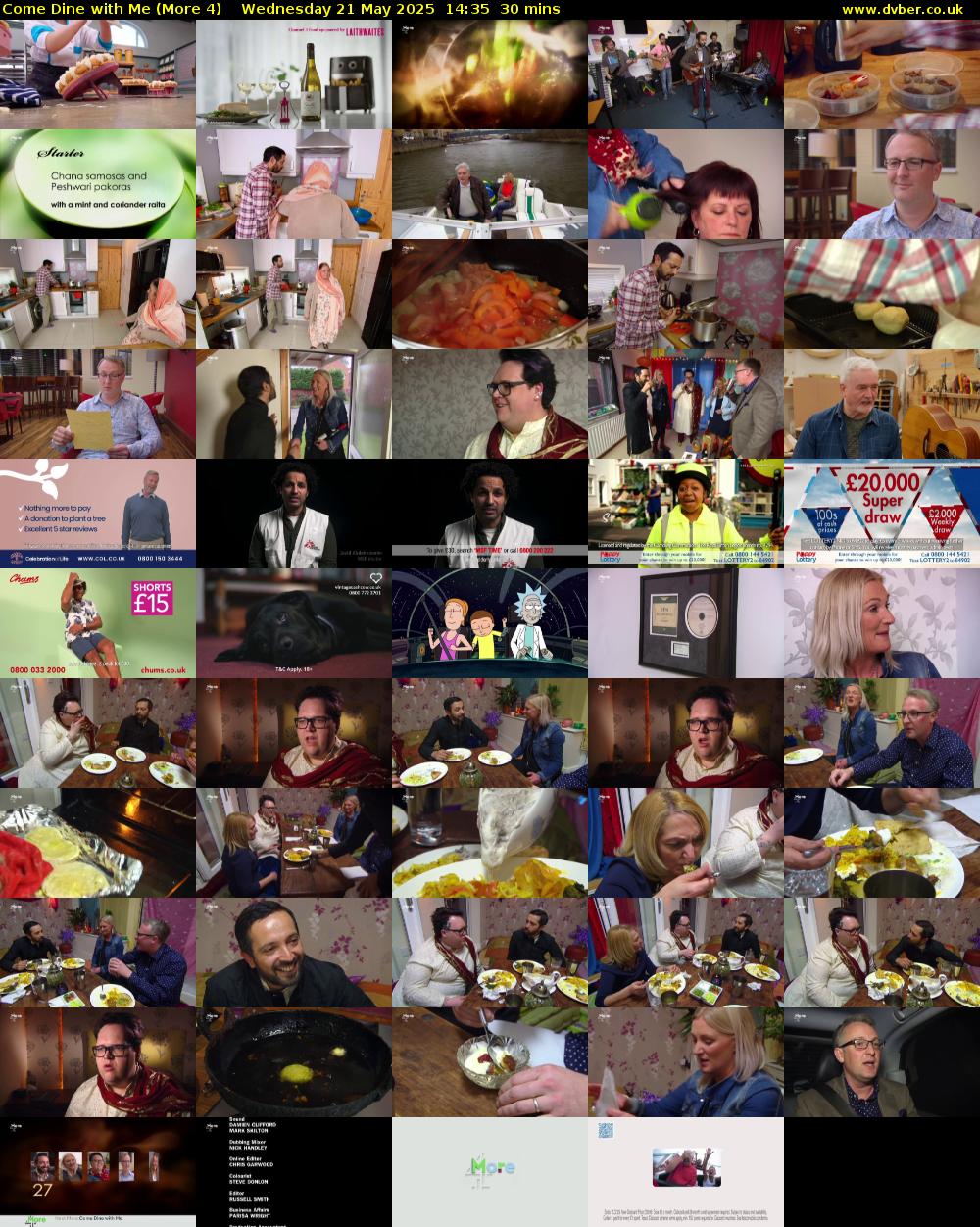 Come Dine with Me (More 4) Wednesday 21 May 2025 14:35 - 15:05