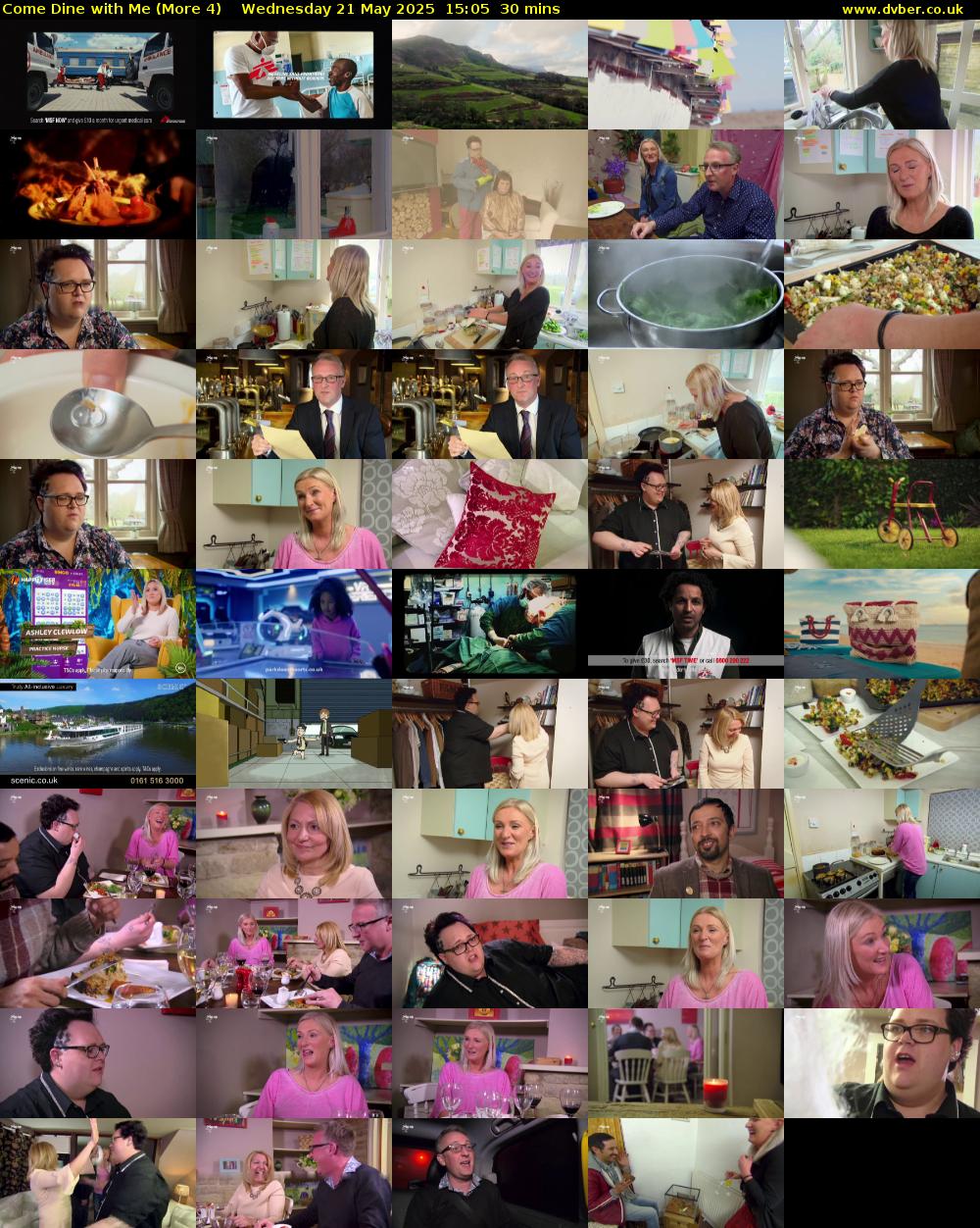 Come Dine with Me (More 4) Wednesday 21 May 2025 15:05 - 15:35