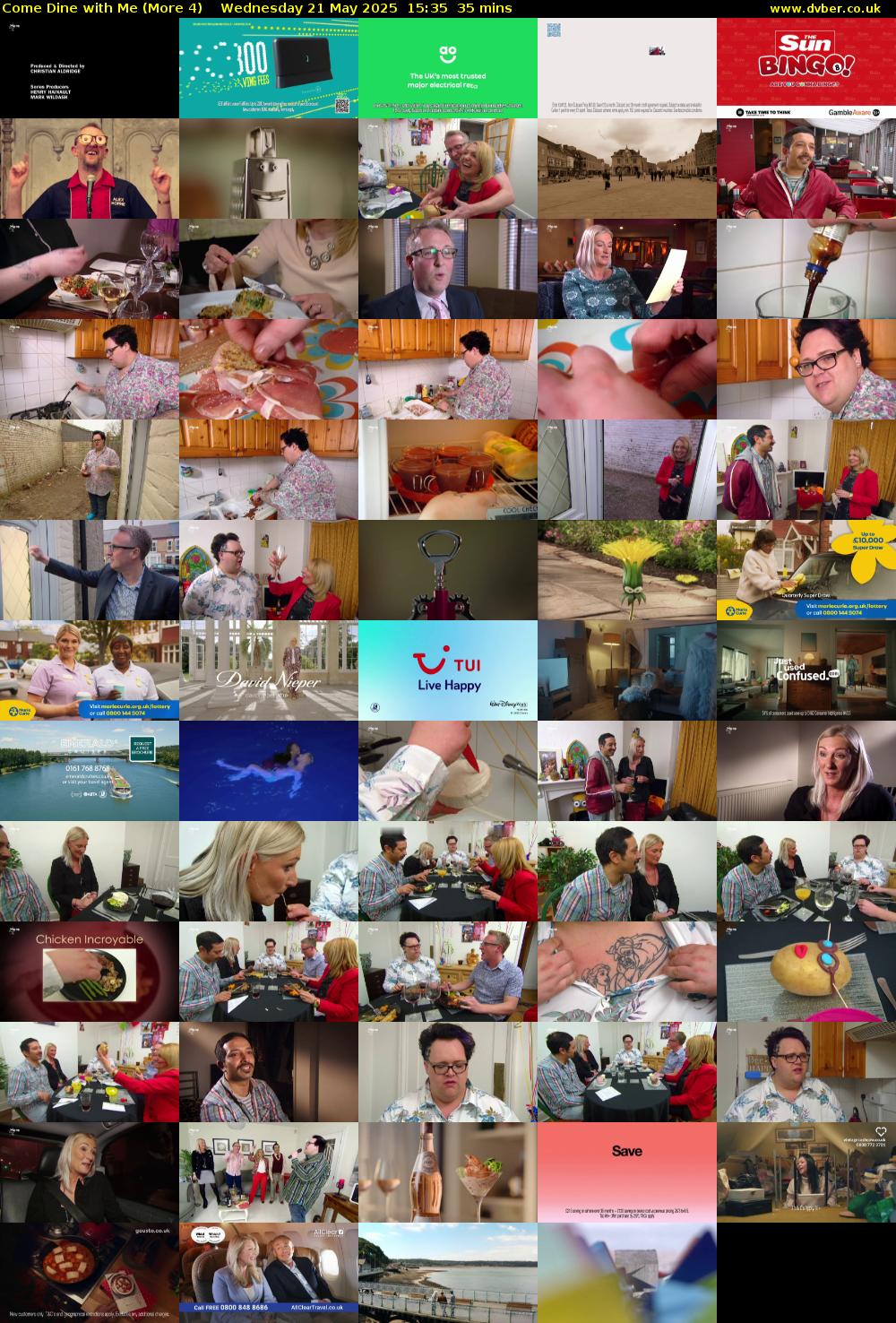 Come Dine with Me (More 4) Wednesday 21 May 2025 15:35 - 16:10
