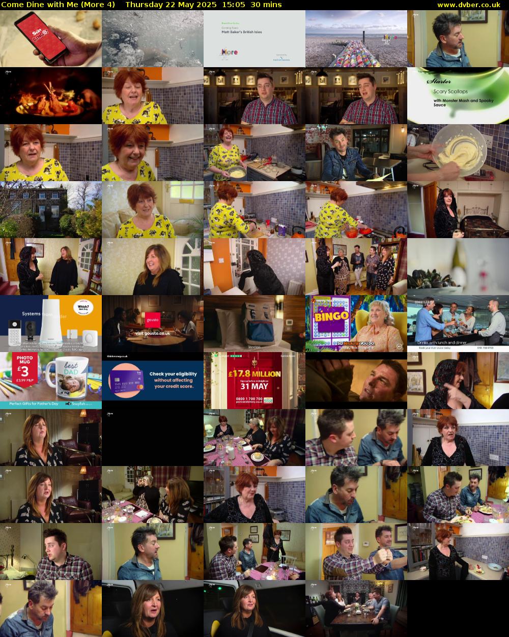 Come Dine with Me (More 4) Thursday 22 May 2025 15:05 - 15:35