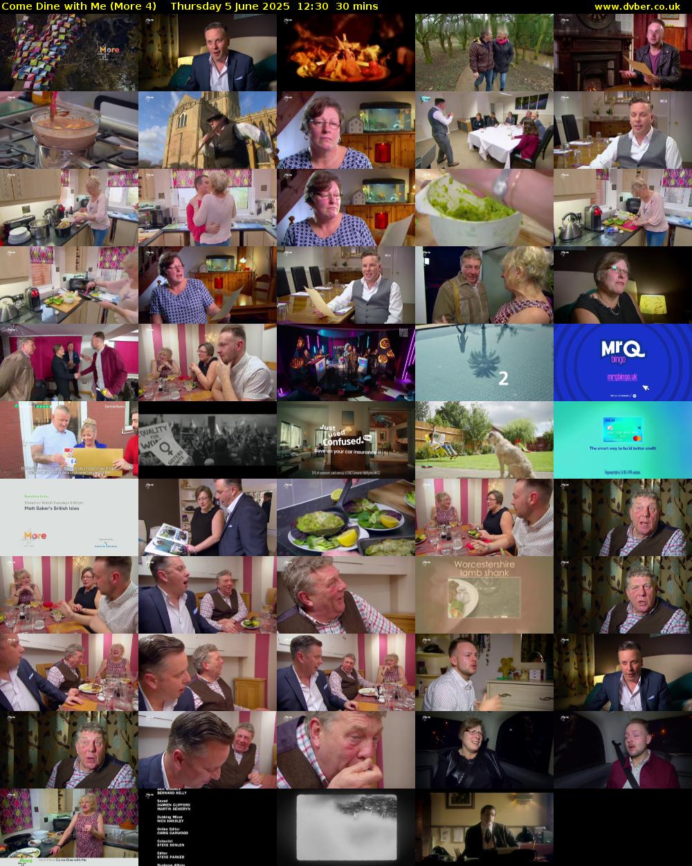 Come Dine with Me (More 4) Thursday 5 June 2025 12:30 - 13:00