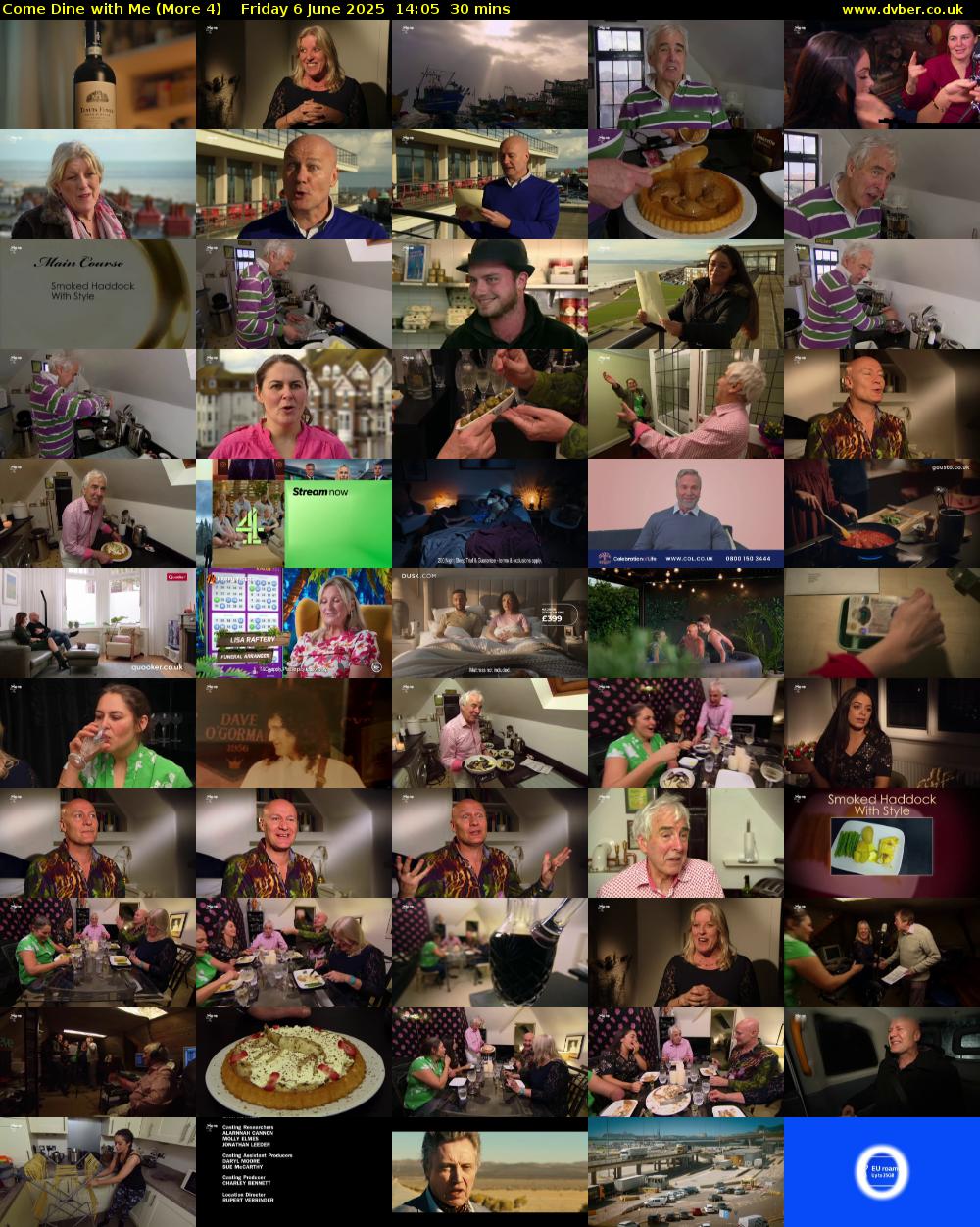 Come Dine with Me (More 4) Friday 6 June 2025 14:05 - 14:35