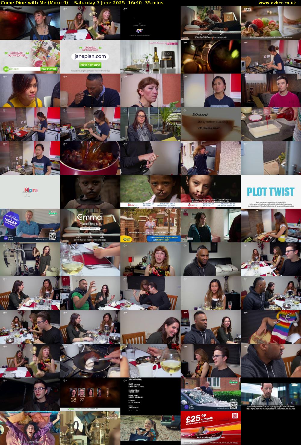 Come Dine with Me (More 4) Saturday 7 June 2025 16:40 - 17:15