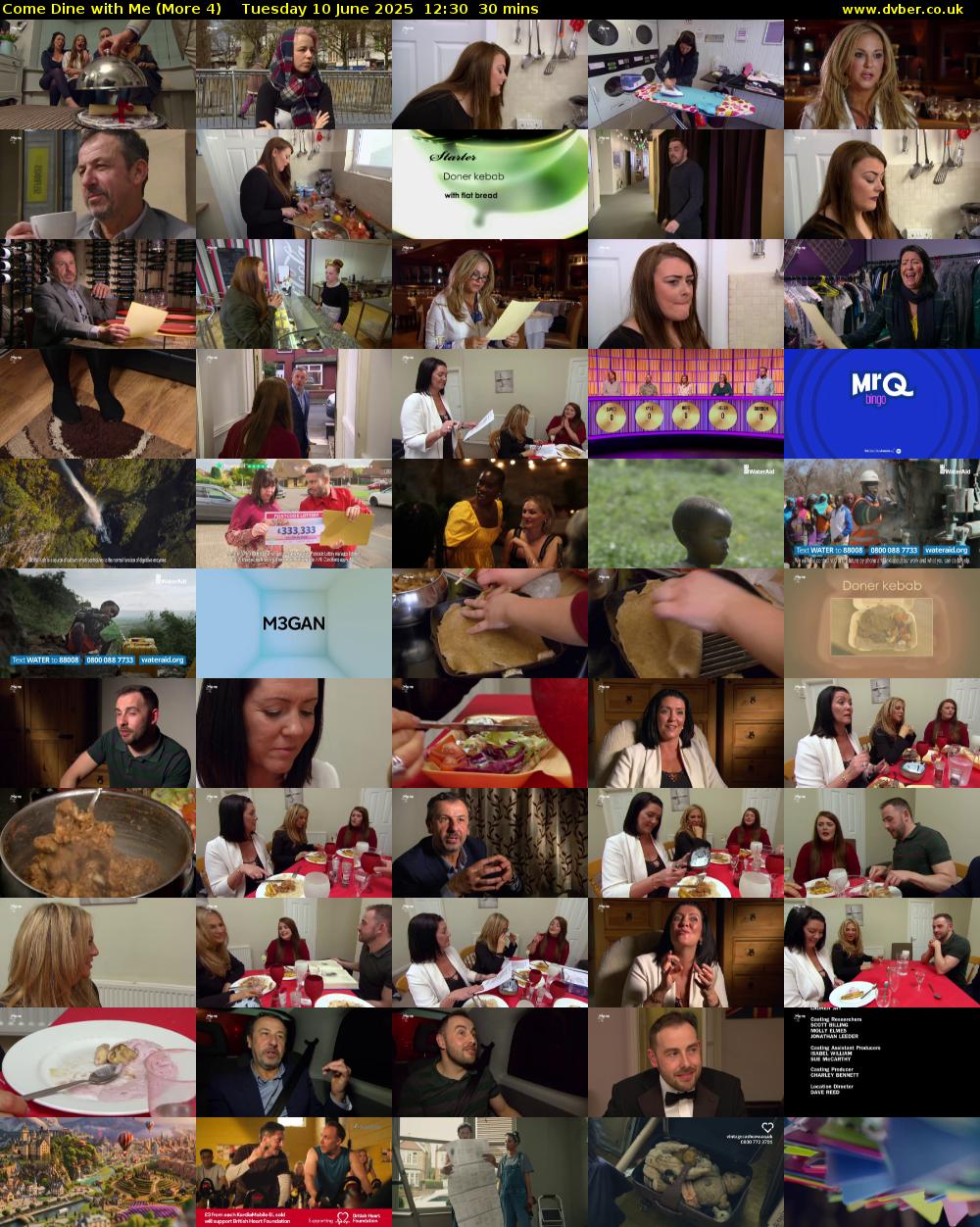 Come Dine with Me (More 4) Tuesday 10 June 2025 12:30 - 13:00