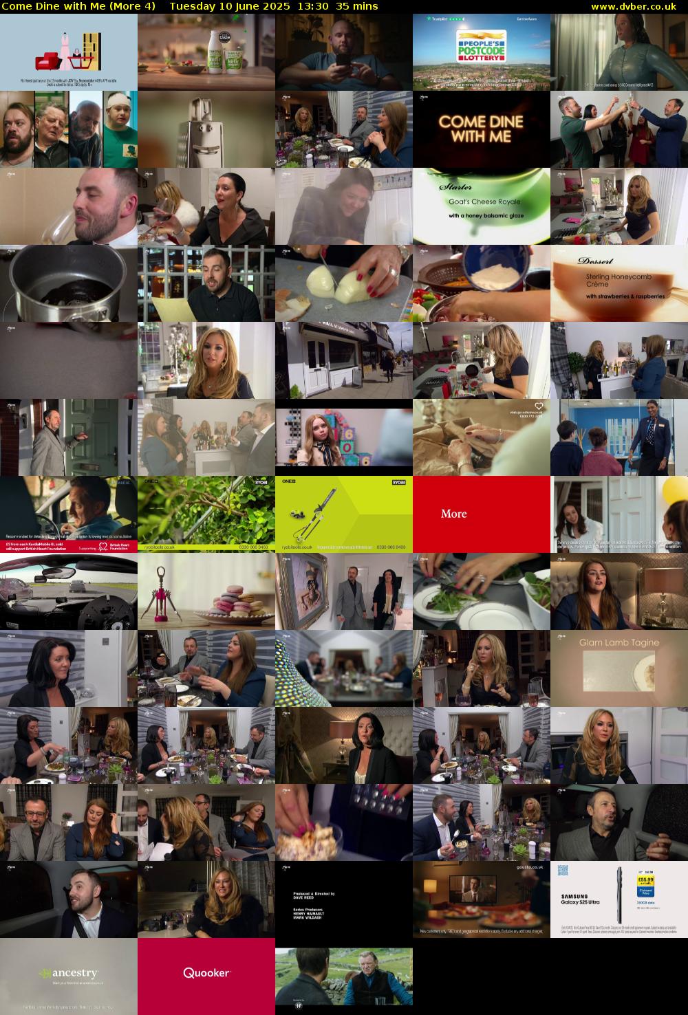 Come Dine with Me (More 4) Tuesday 10 June 2025 13:30 - 14:05