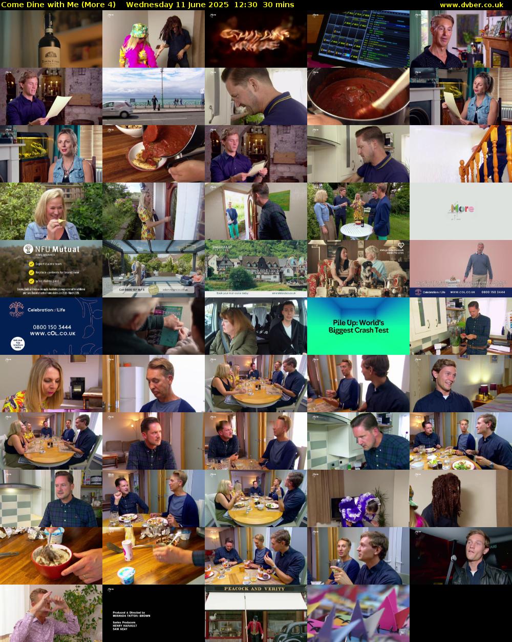 Come Dine with Me (More 4) Wednesday 11 June 2025 12:30 - 13:00