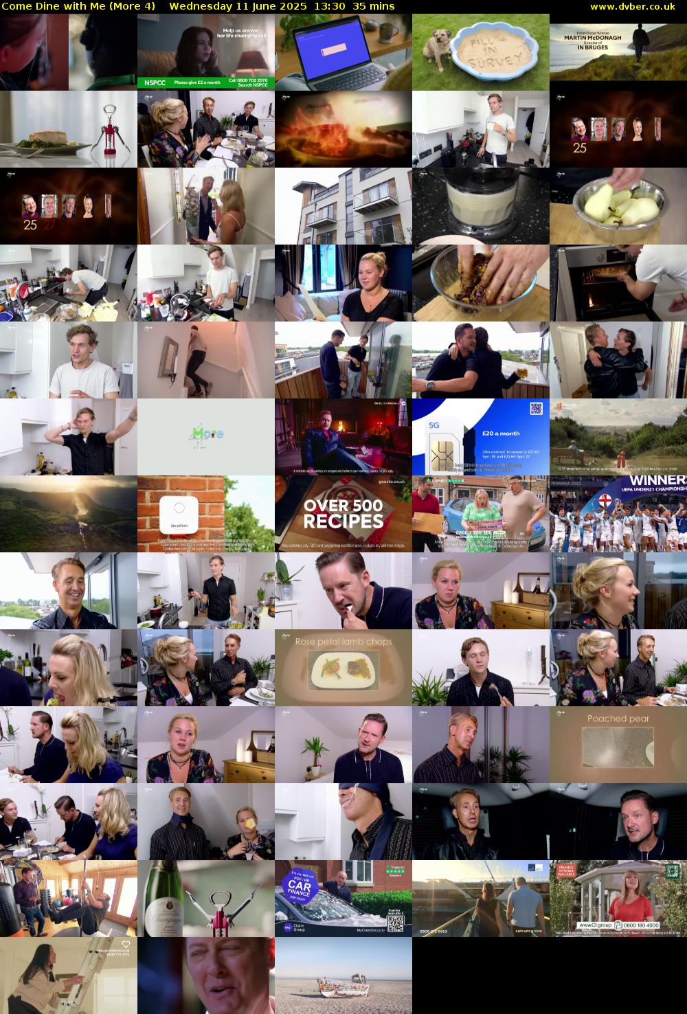 Come Dine with Me (More 4) Wednesday 11 June 2025 13:30 - 14:05