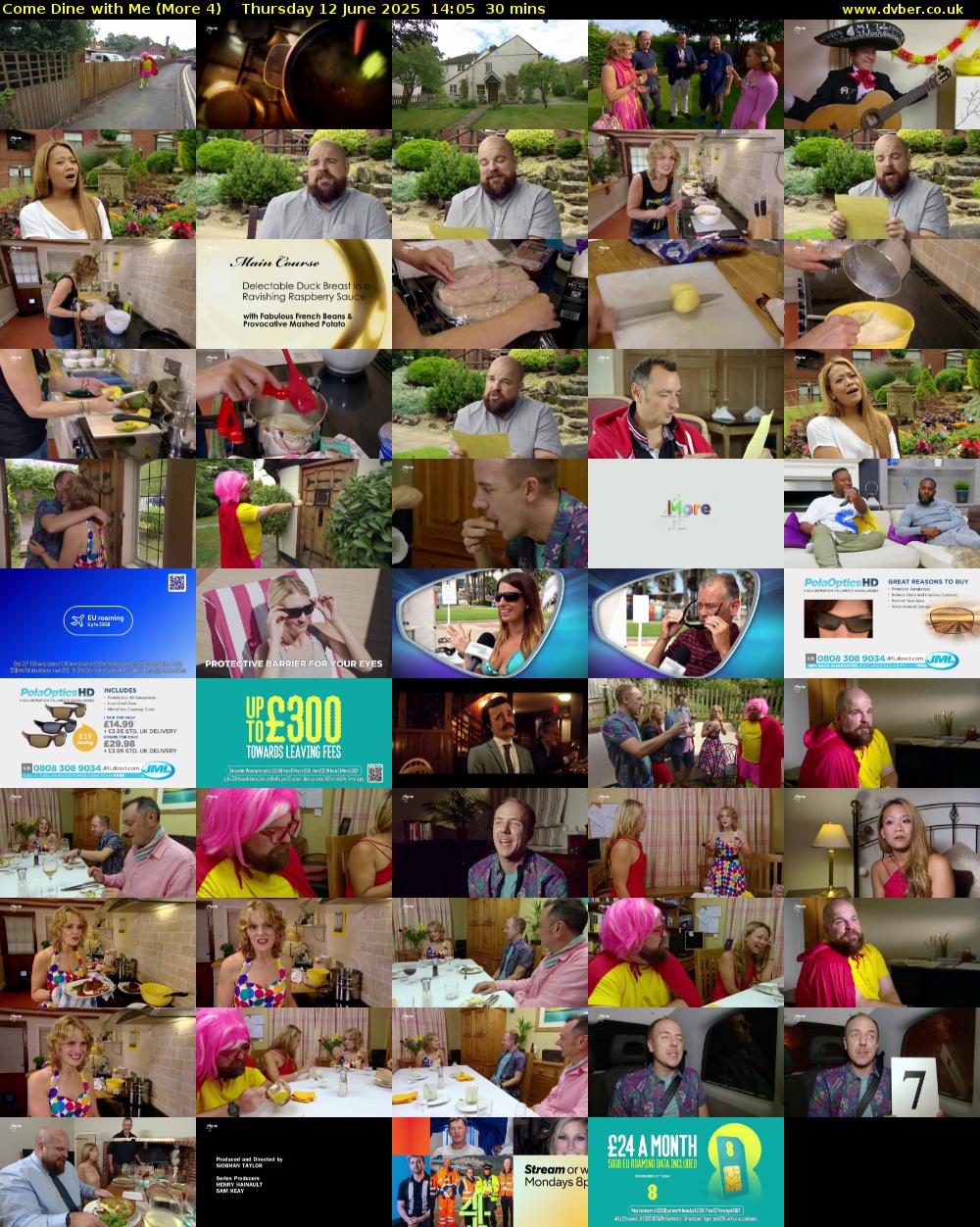 Come Dine with Me (More 4) Thursday 12 June 2025 14:05 - 14:35
