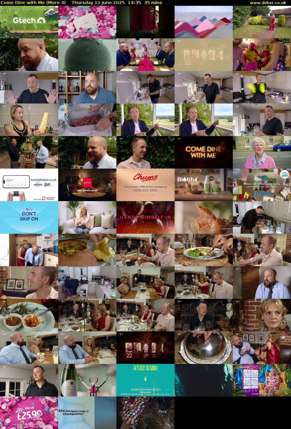 Come Dine with Me (More 4) Thursday 12 June 2025 14:35 - 15:10