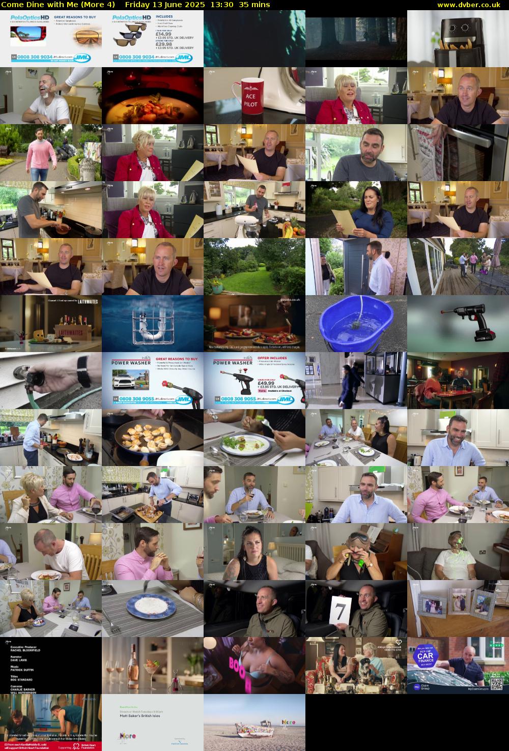 Come Dine with Me (More 4) Friday 13 June 2025 13:30 - 14:05