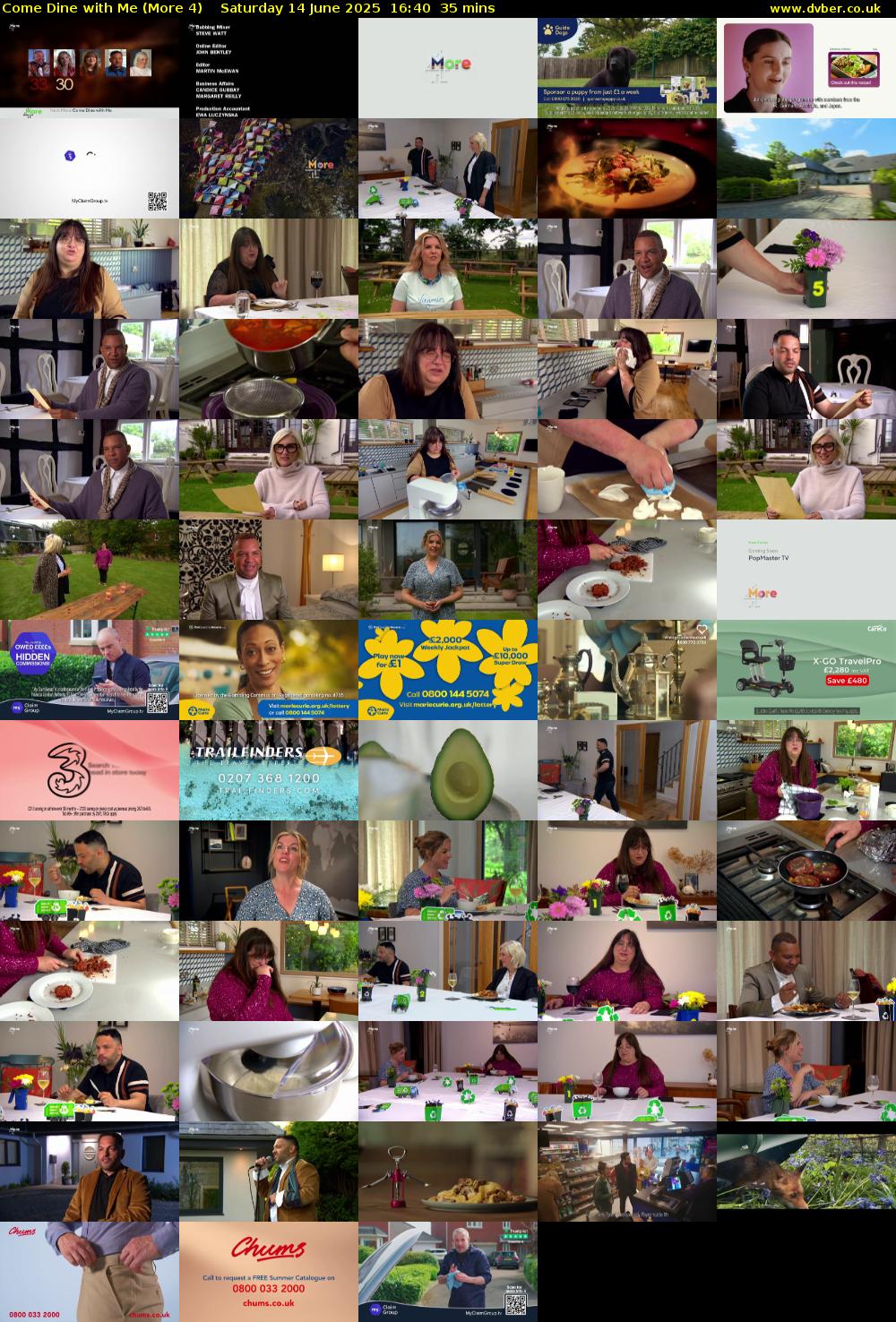 Come Dine with Me (More 4) Saturday 14 June 2025 16:40 - 17:15