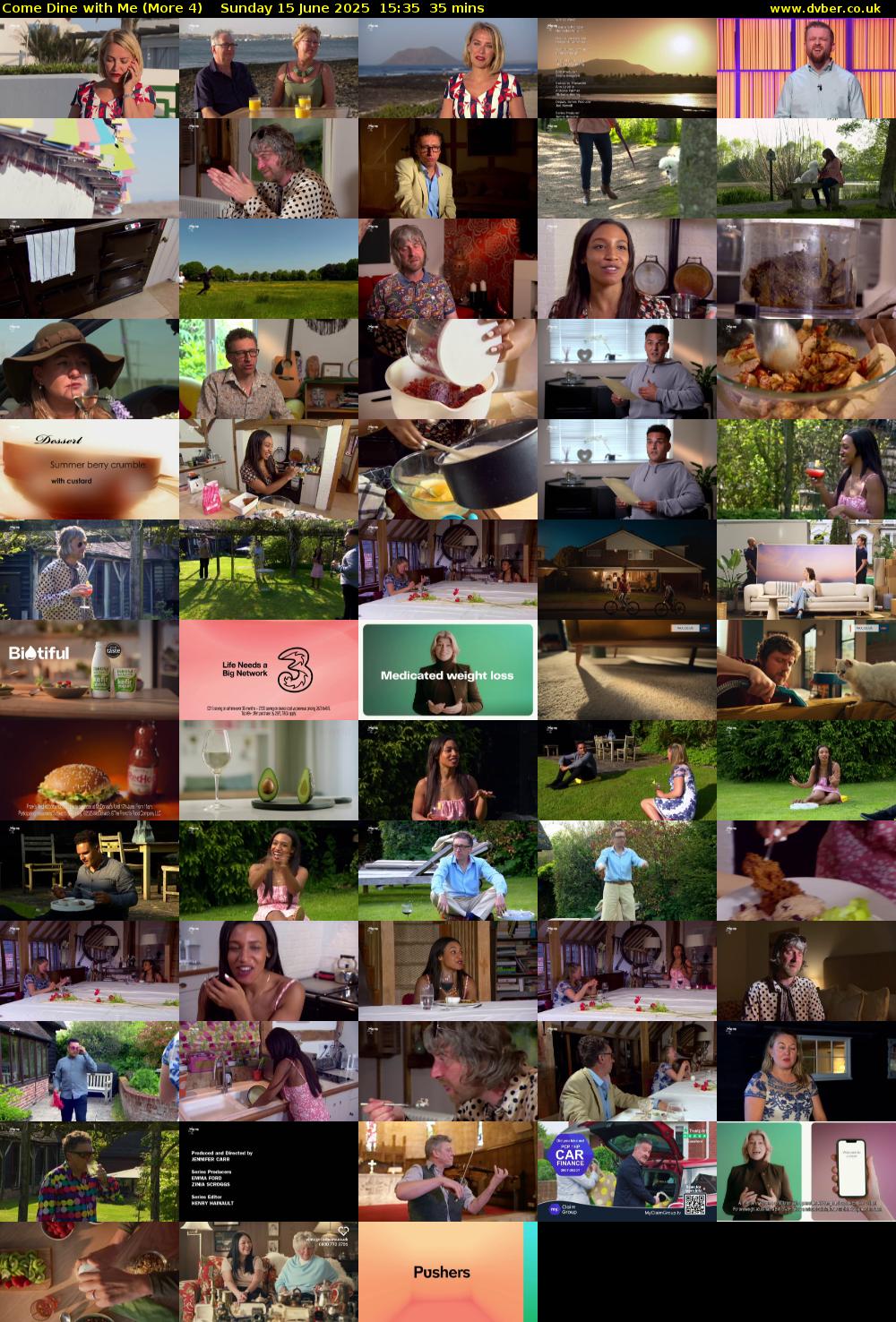 Come Dine with Me (More 4) Sunday 15 June 2025 15:35 - 16:10