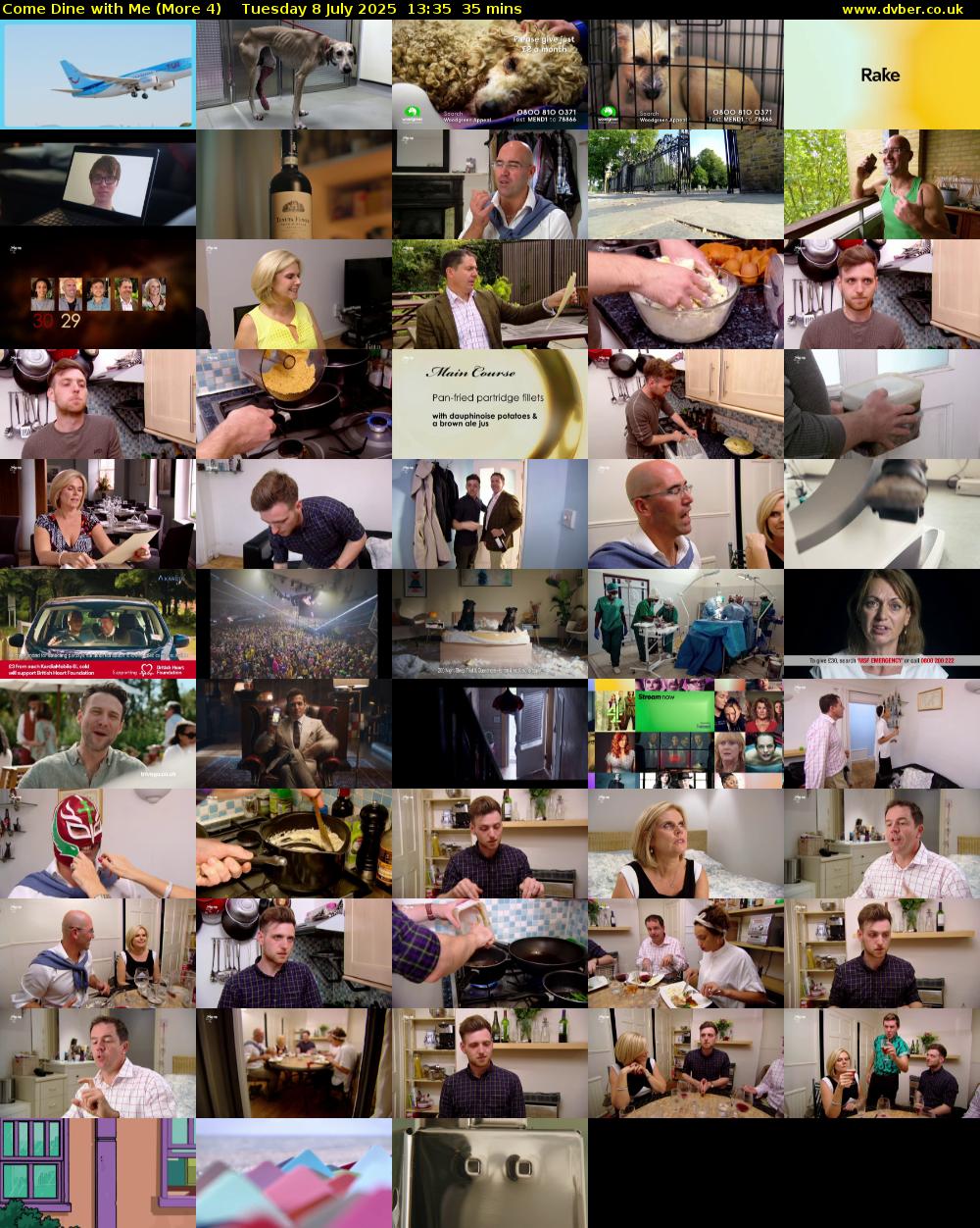 Come Dine with Me (More 4) Tuesday 8 July 2025 13:35 - 14:10