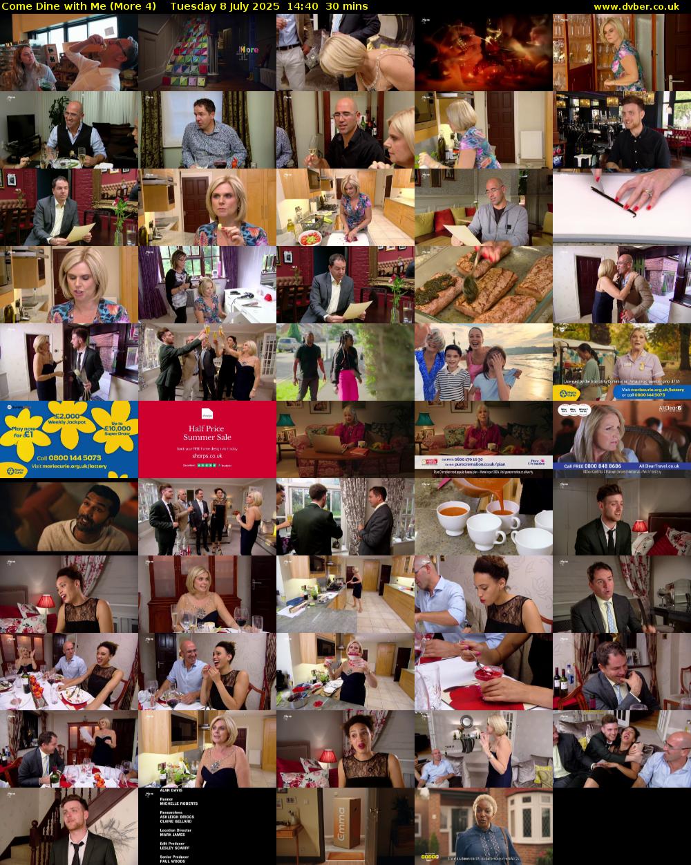 Come Dine with Me (More 4) Tuesday 8 July 2025 14:40 - 15:10