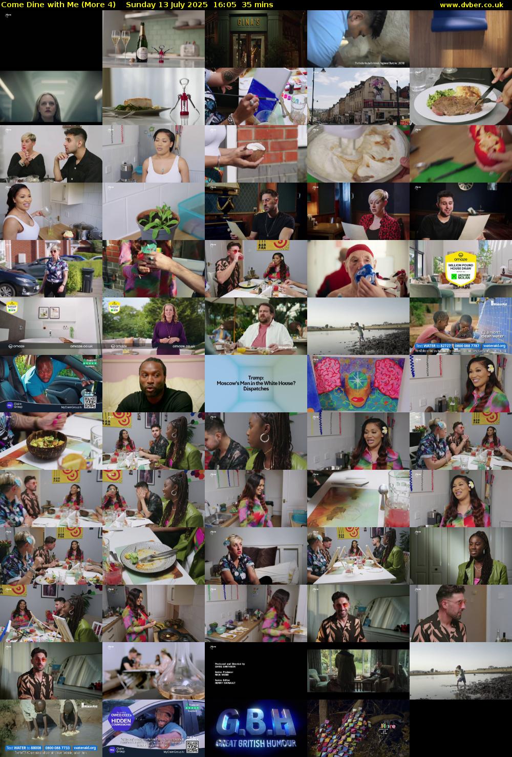 Come Dine with Me (More 4) Sunday 13 July 2025 16:05 - 16:40