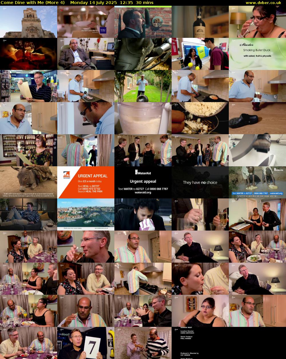 Come Dine with Me (More 4) Monday 14 July 2025 12:35 - 13:05
