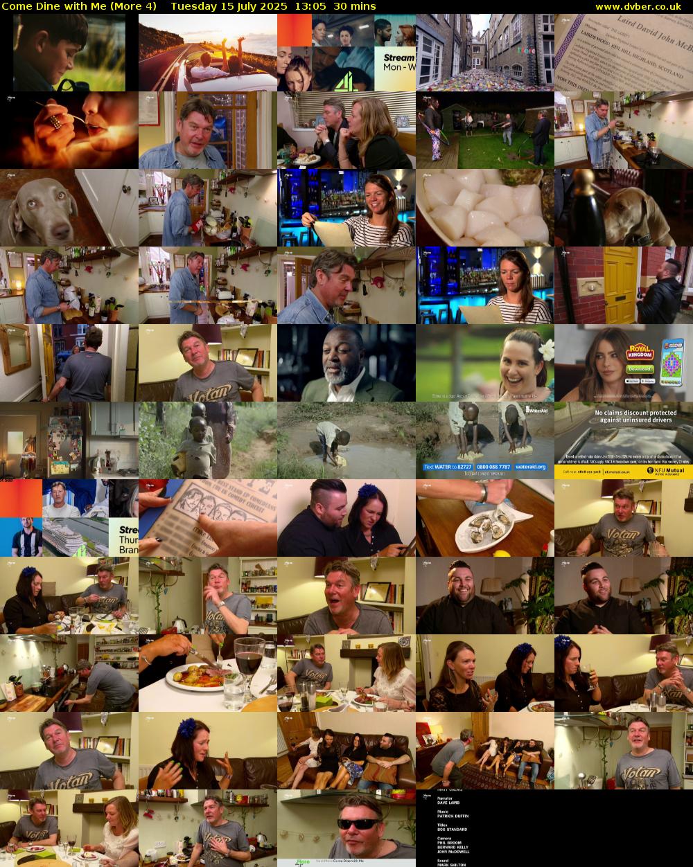Come Dine with Me (More 4) Tuesday 15 July 2025 13:05 - 13:35