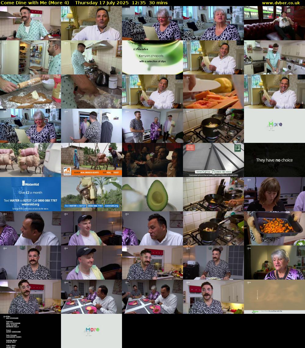 Come Dine with Me (More 4) Thursday 17 July 2025 12:35 - 13:05
