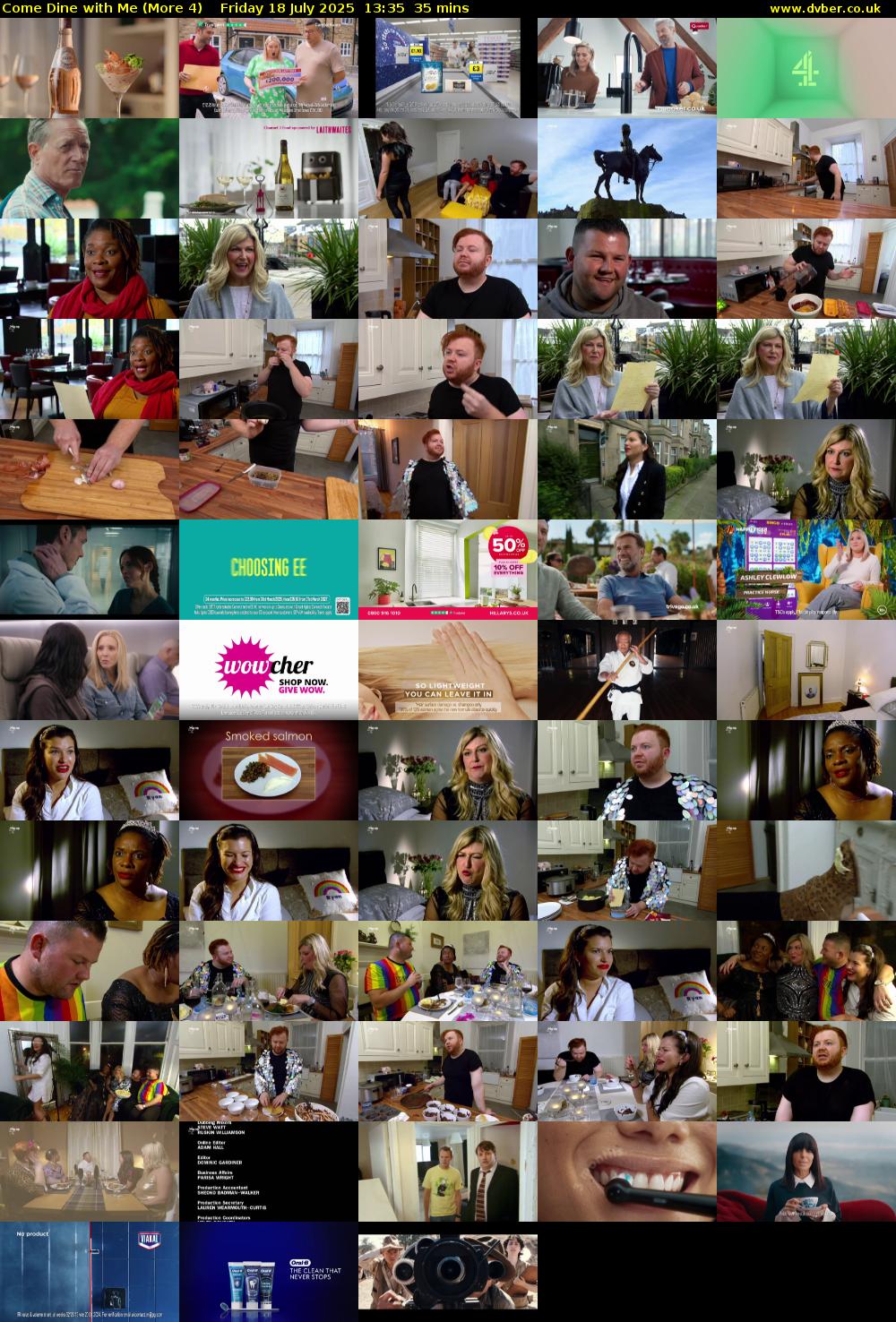 Come Dine with Me (More 4) Friday 18 July 2025 13:35 - 14:10