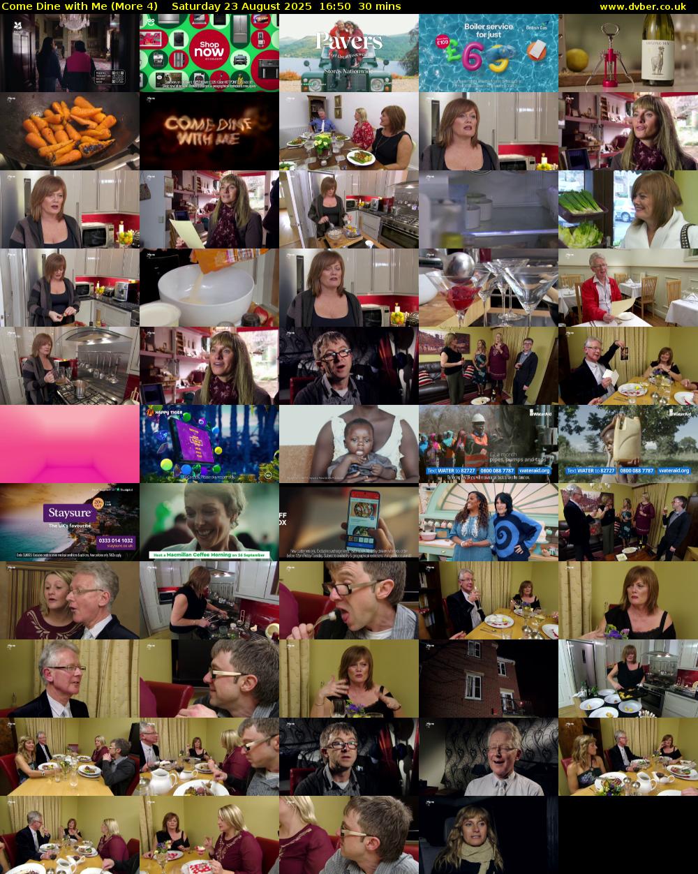 Come Dine with Me (More 4) Saturday 23 August 2025 16:50 - 17:20