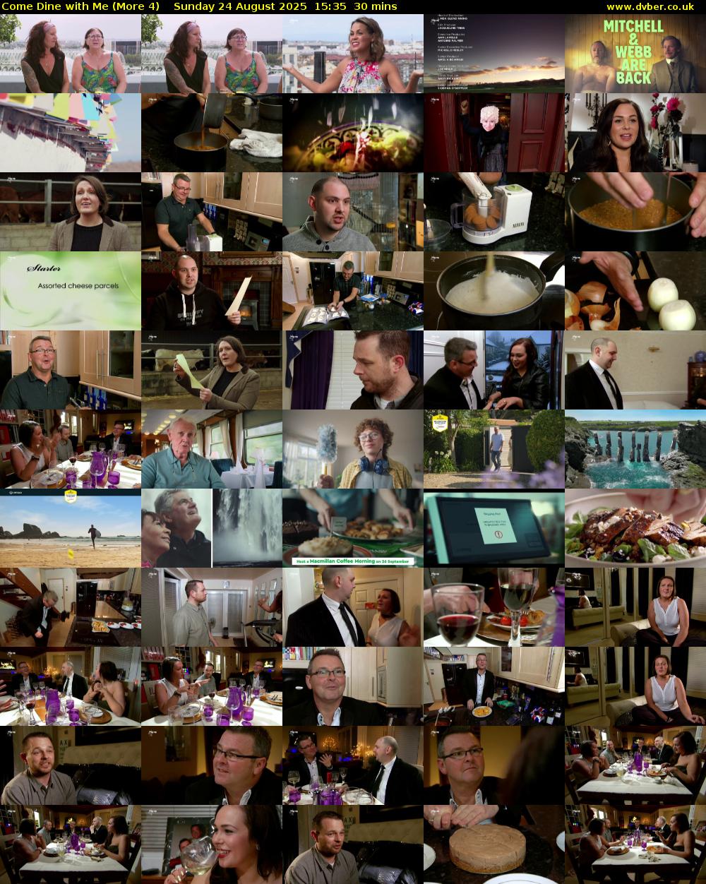 Come Dine with Me (More 4) Sunday 24 August 2025 15:35 - 16:05