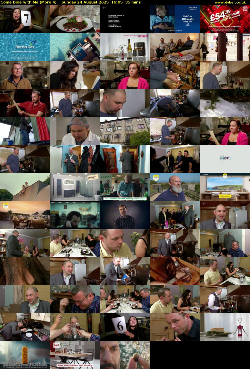 Come Dine with Me (More 4) Sunday 24 August 2025 16:05 - 16:40