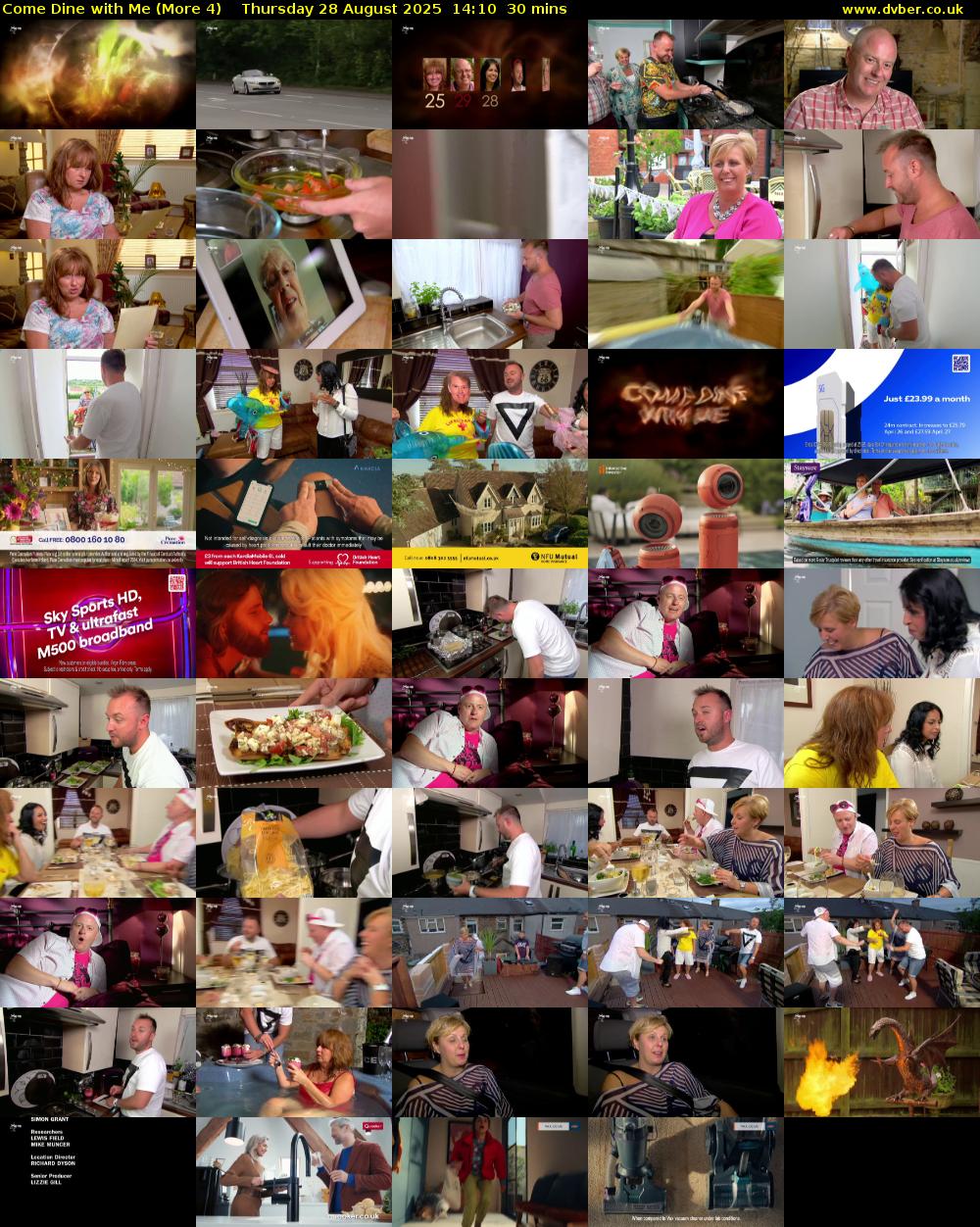 Come Dine with Me (More 4) Thursday 28 August 2025 14:10 - 14:40