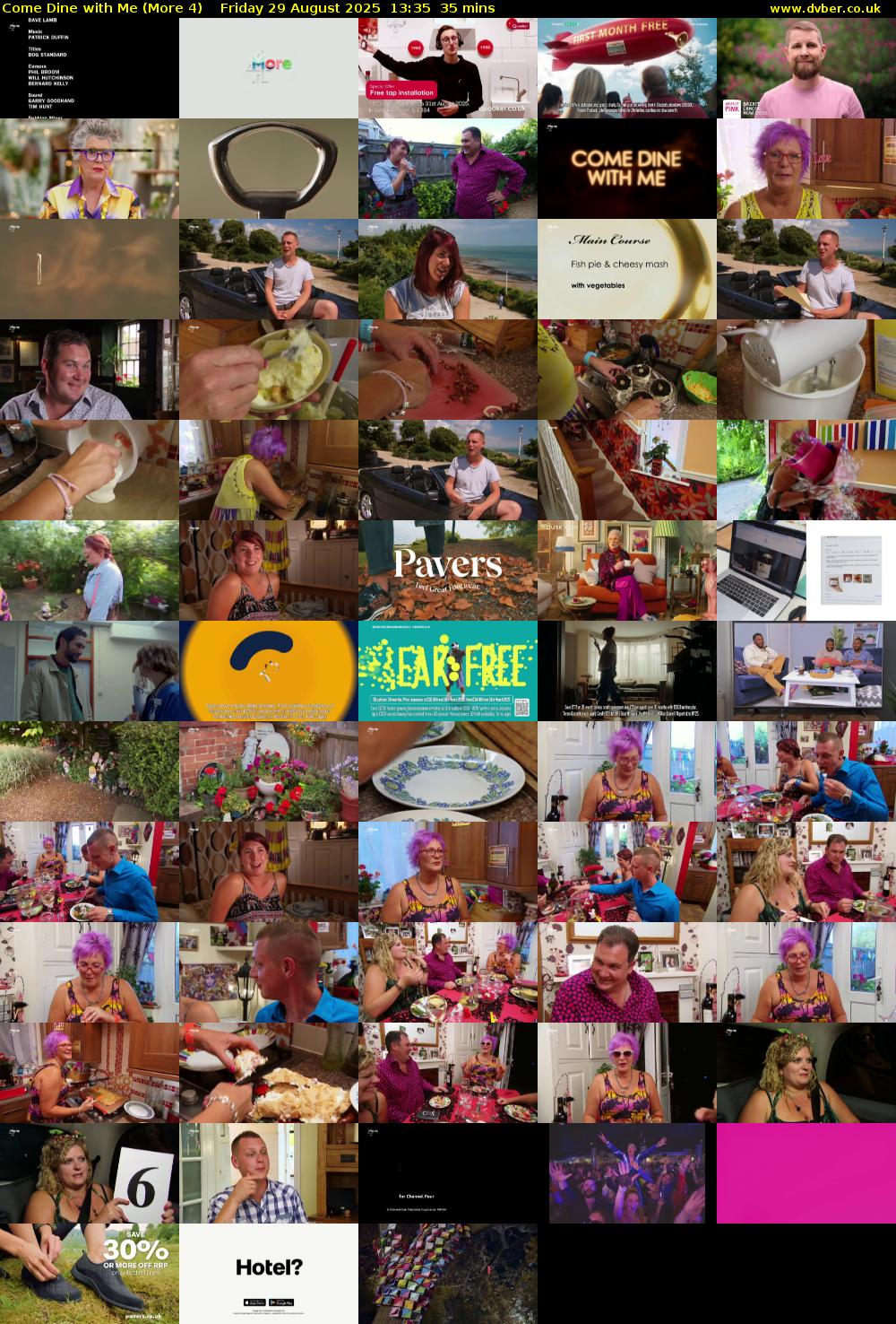 Come Dine with Me (More 4) Friday 29 August 2025 13:35 - 14:10