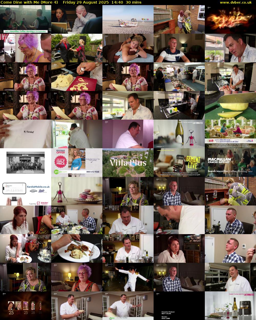 Come Dine with Me (More 4) Friday 29 August 2025 14:40 - 15:10