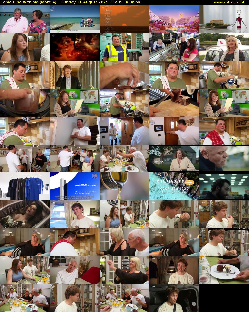 Come Dine with Me (More 4) Sunday 31 August 2025 15:35 - 16:05