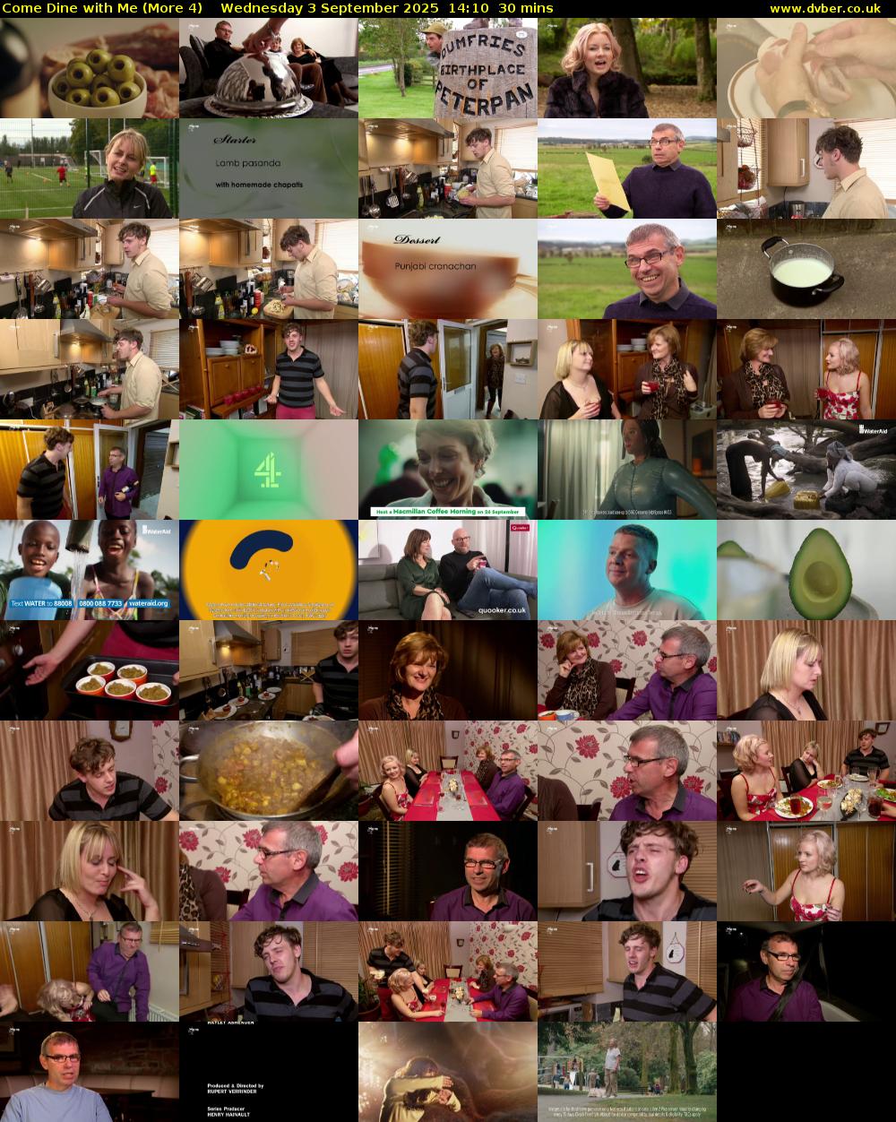Come Dine with Me (More 4) Wednesday 3 September 2025 14:10 - 14:40