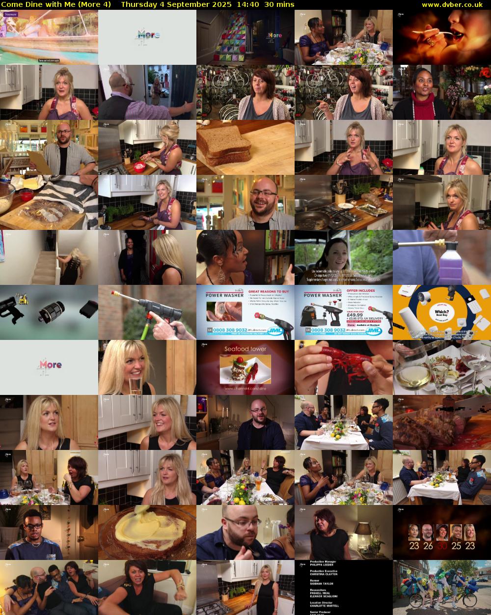 Come Dine with Me (More 4) Thursday 4 September 2025 14:40 - 15:10
