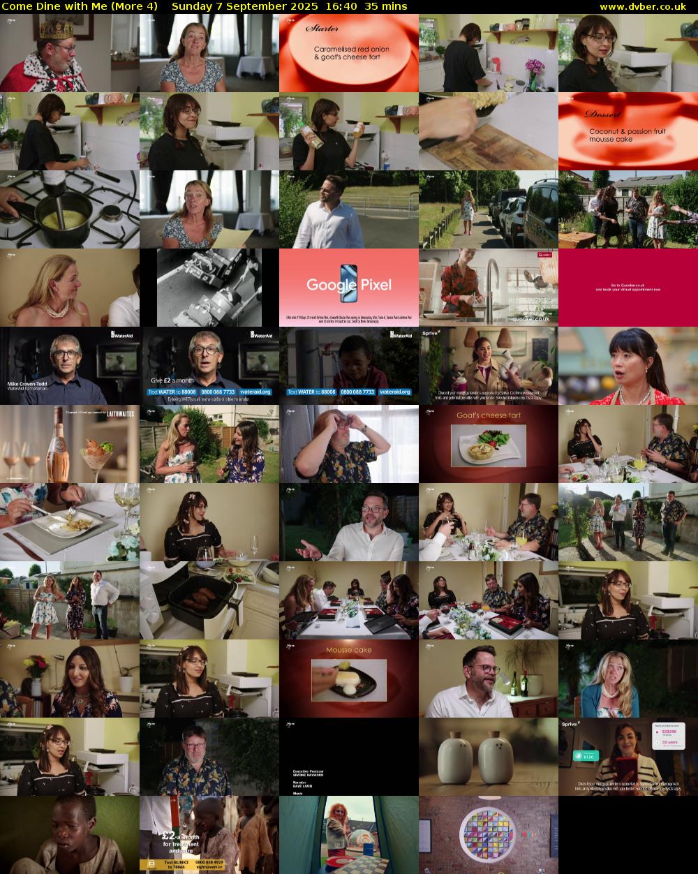 Come Dine with Me (More 4) Sunday 7 September 2025 16:40 - 17:15