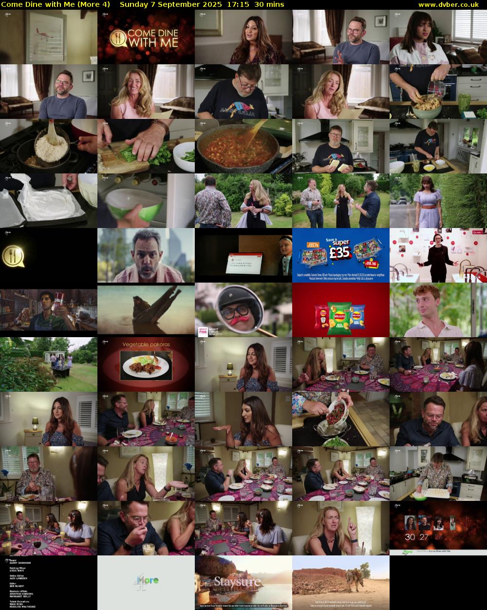 Come Dine with Me (More 4) Sunday 7 September 2025 17:15 - 17:45