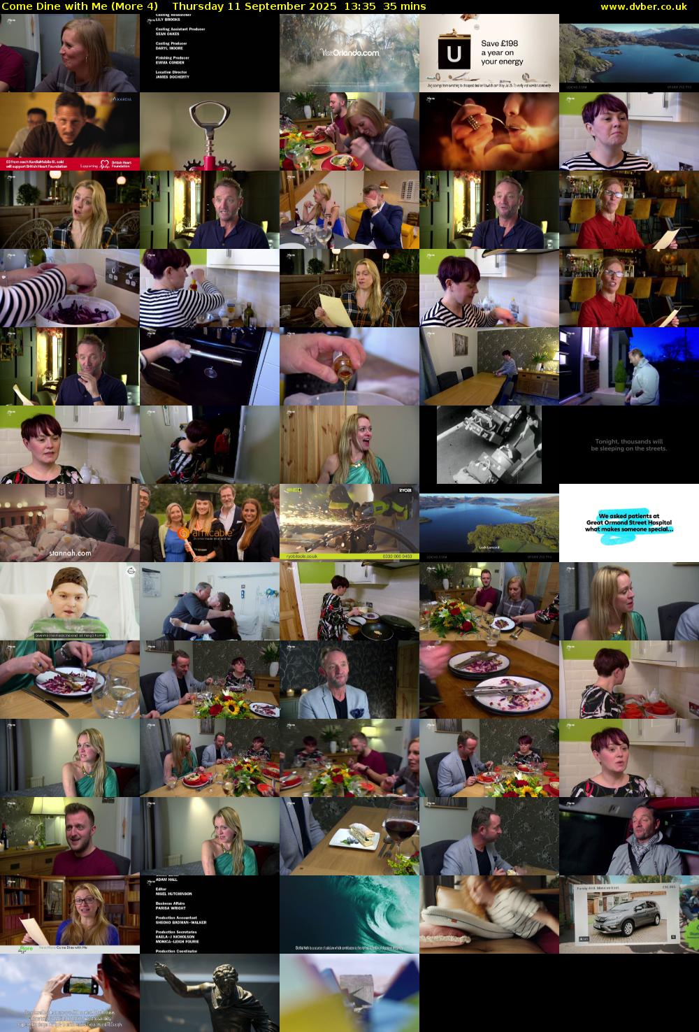 Come Dine with Me (More 4) Thursday 11 September 2025 13:35 - 14:10