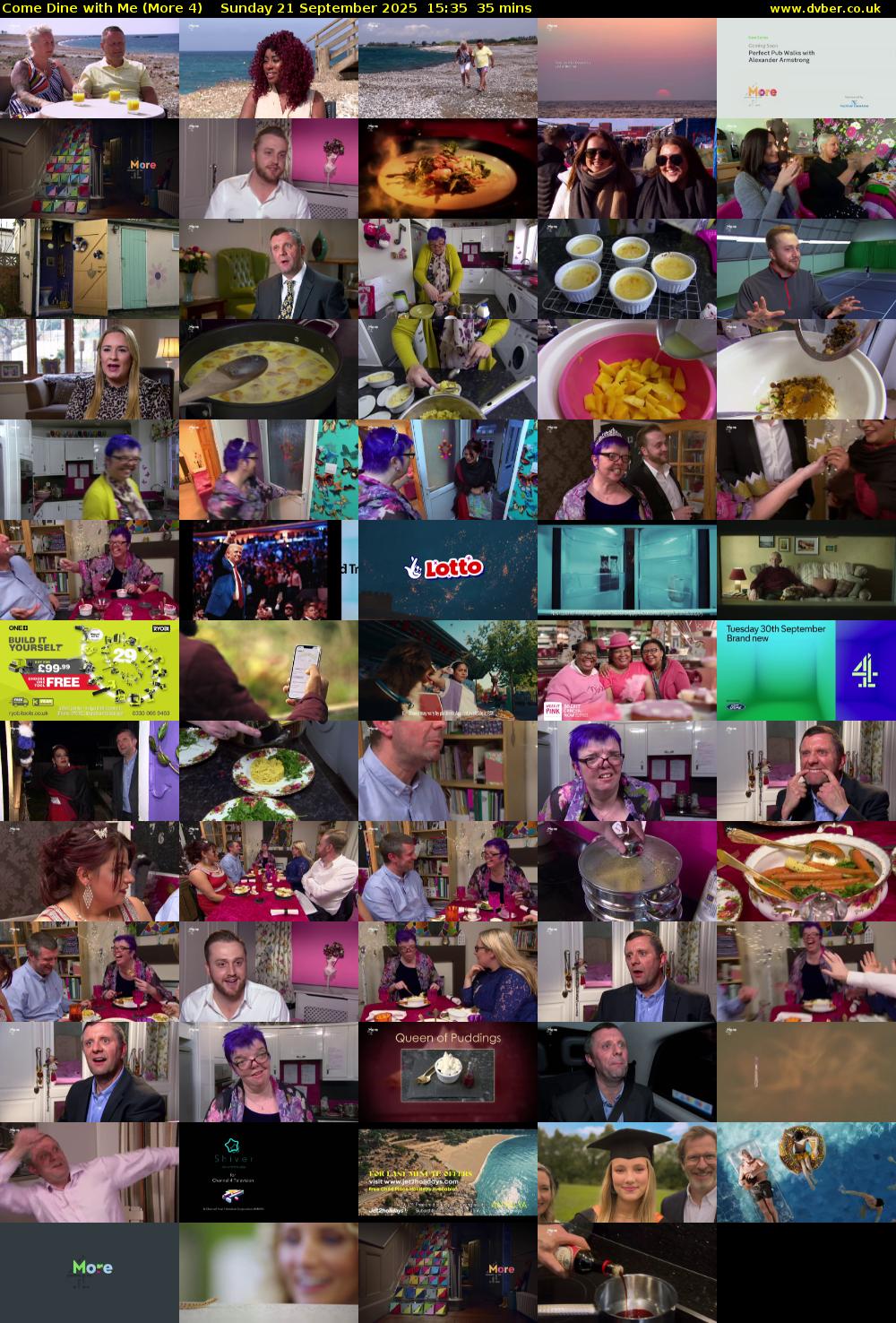 Come Dine with Me (More 4) Sunday 21 September 2025 15:35 - 16:10