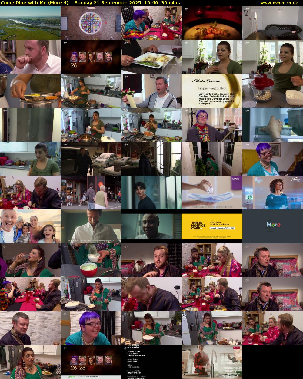 Come Dine with Me (More 4) Sunday 21 September 2025 16:40 - 17:10